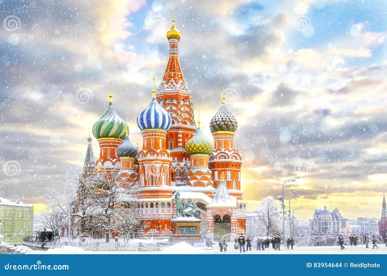 moscow, st. basil`s cathedral