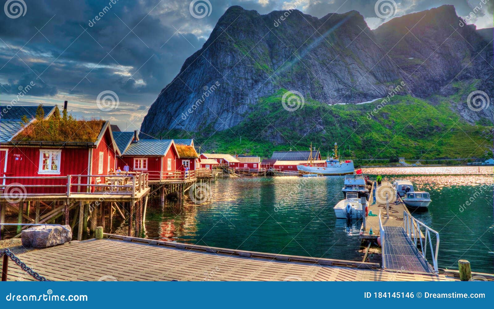 moskenes,norway: a collection of picturesque fishing villages.