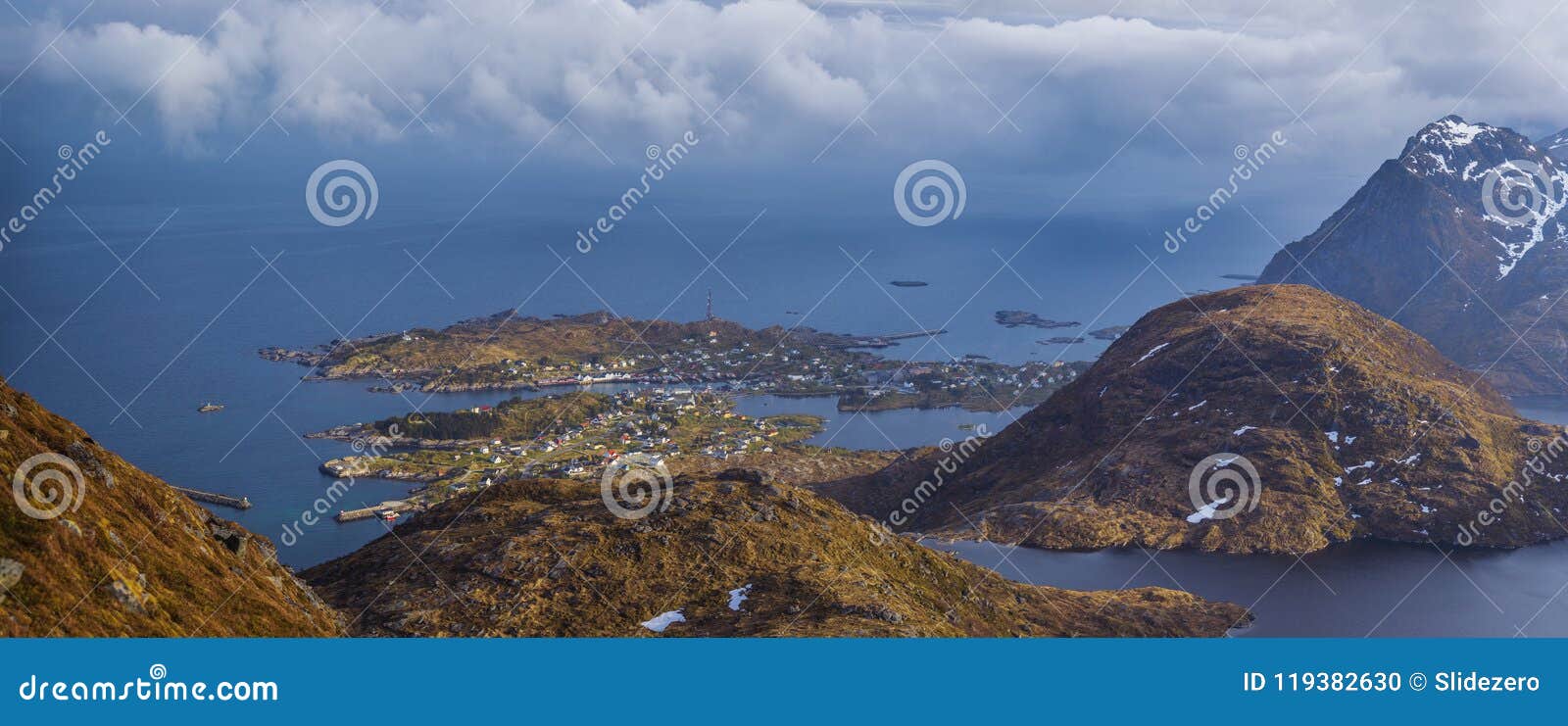 moskenes village, lofoten islands, norway