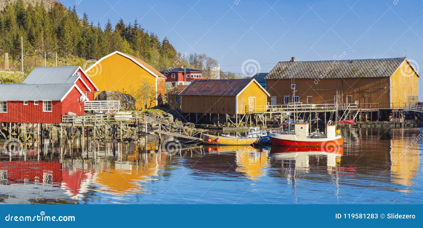 moskenes village, lofoten islands, norway