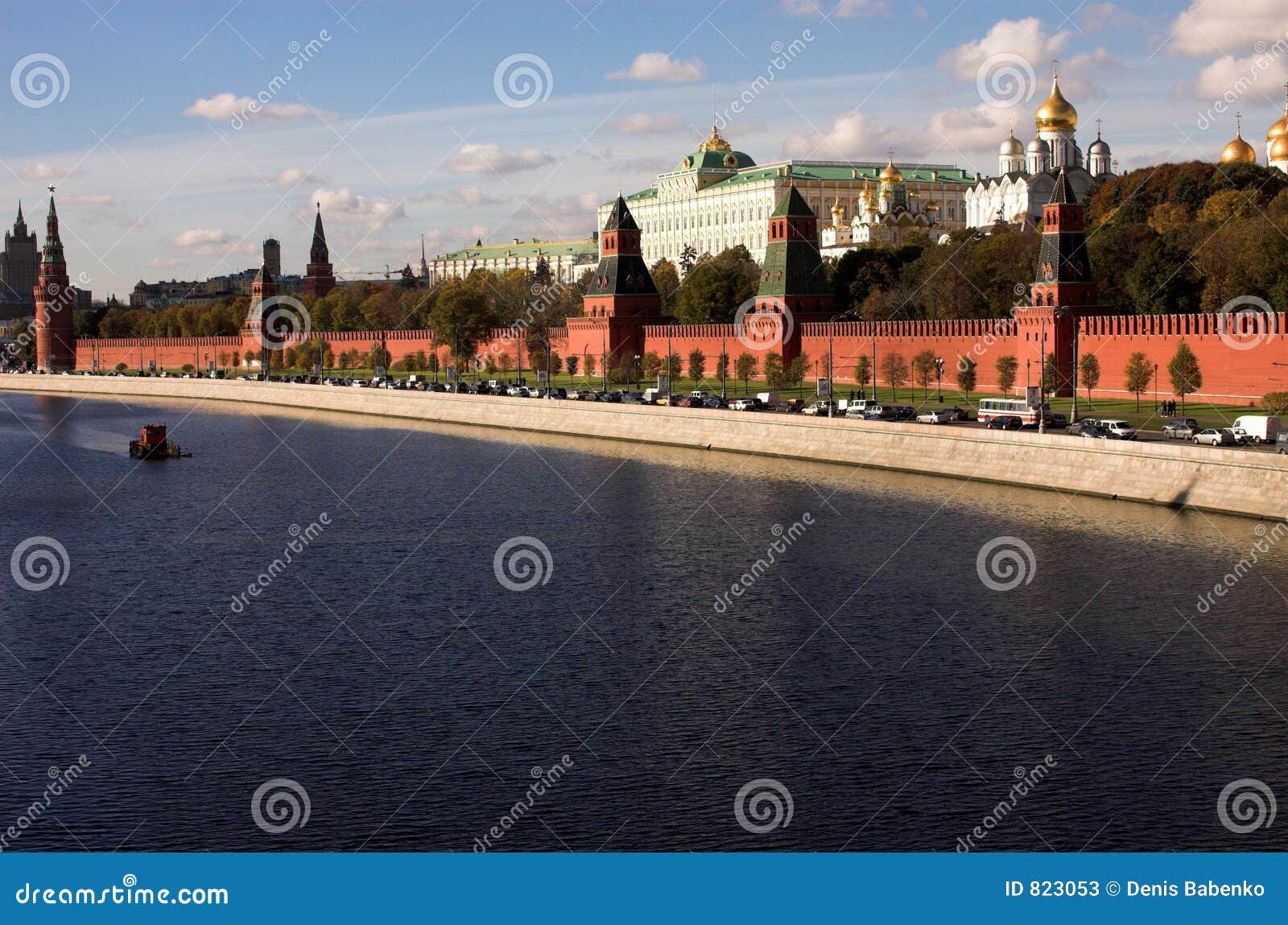 moskva river, kremlin, russia, moscow