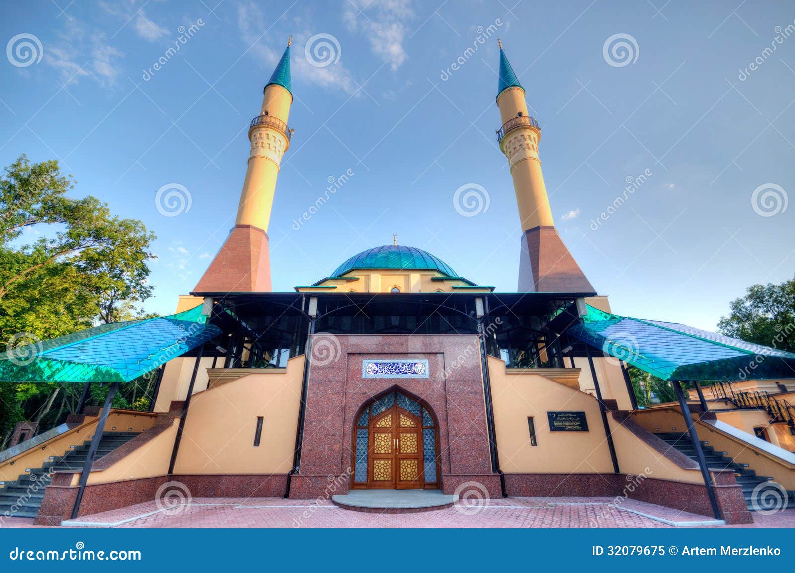 mosque in donetsk, ukraine.