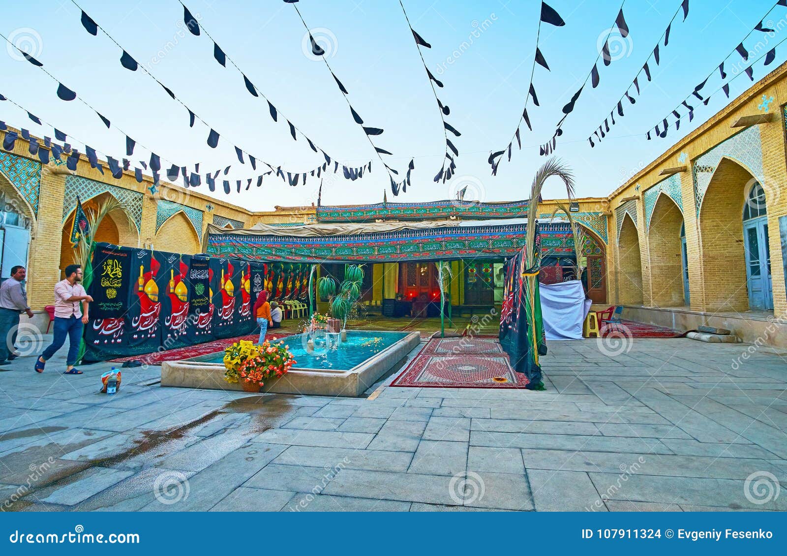 Mosque of Haji Ghani, Shiraz, Iran Editorial Stock Image - Image of