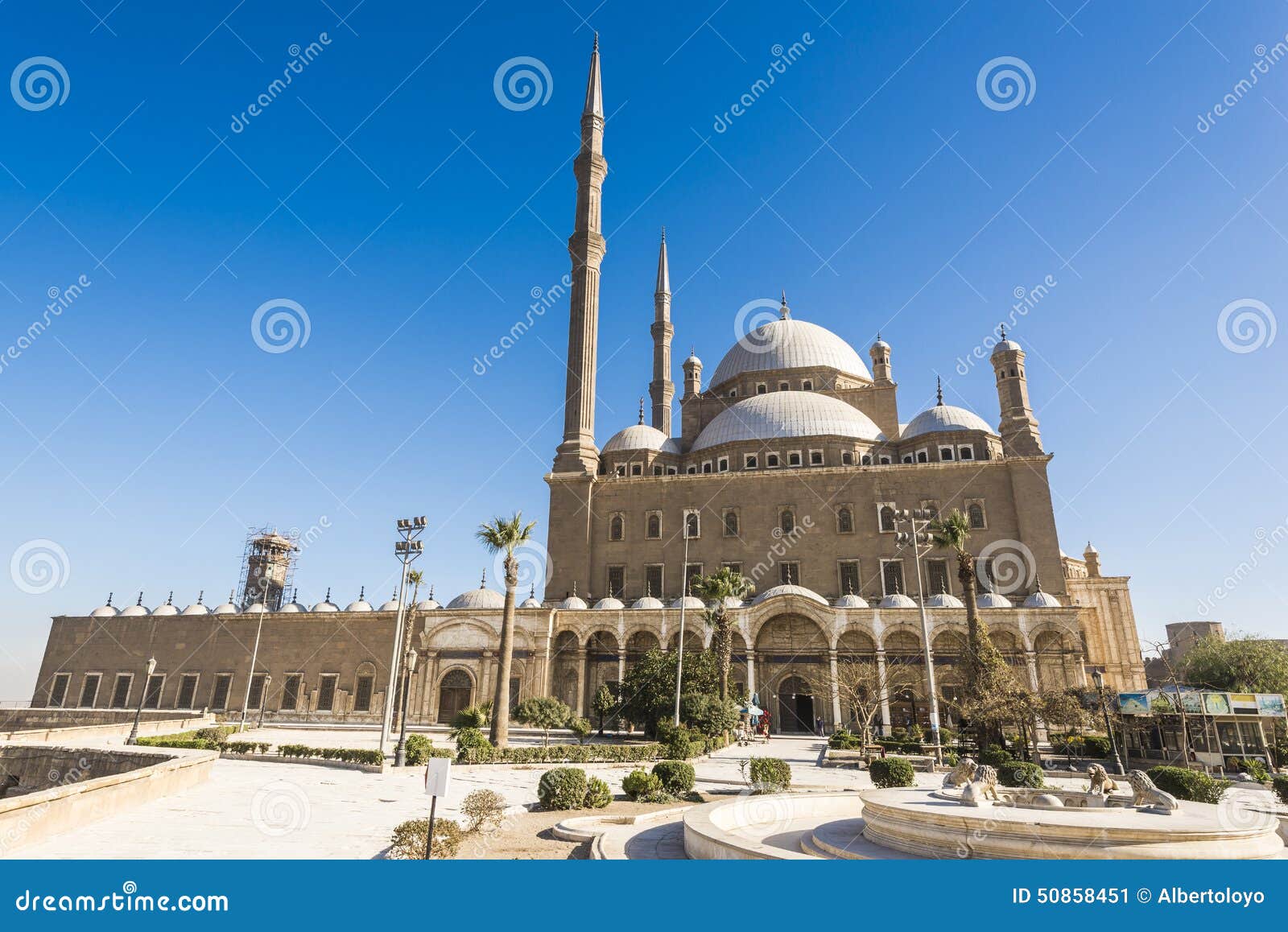 mosque of muhammad ali, saladin citadel of cairo (egypt)