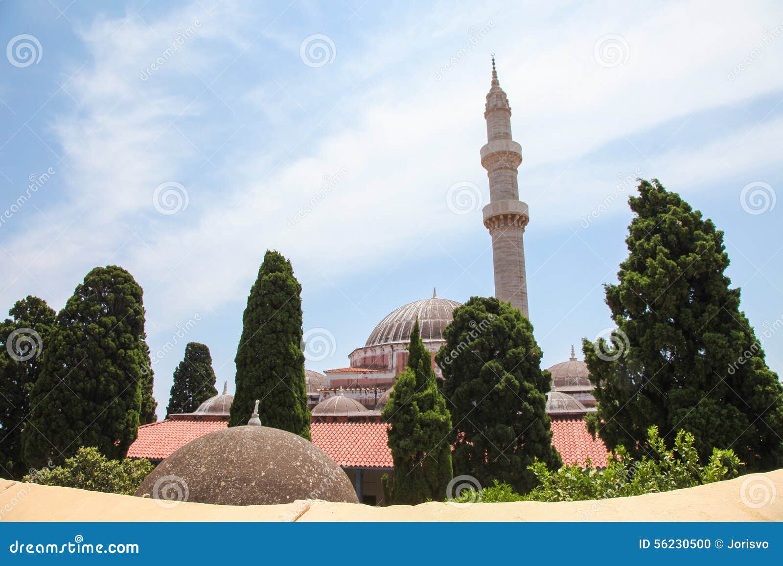 mosque of suleiman in rhodes, greece