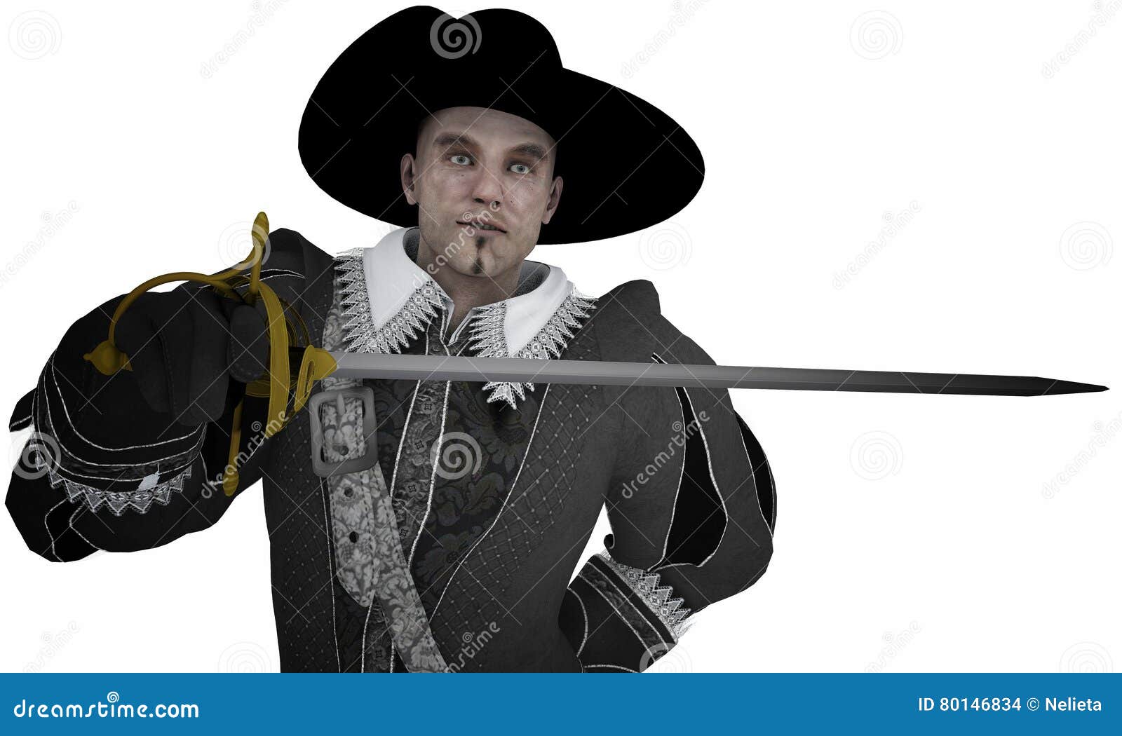 Espada mosquetero o pirata