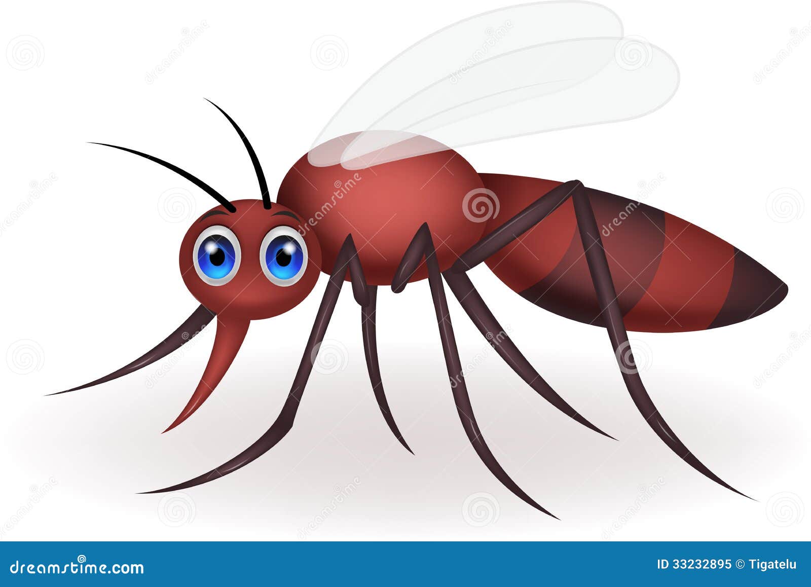 free cartoon mosquito clipart - photo #40