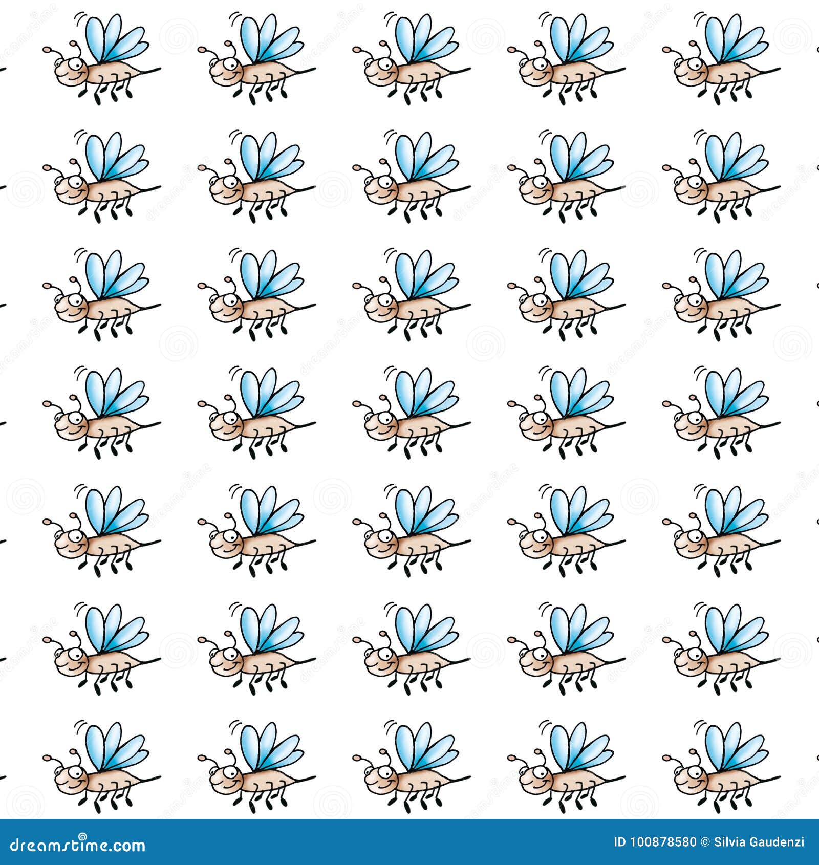 mosquito gift card or cloth,npattern, repeating pattern,