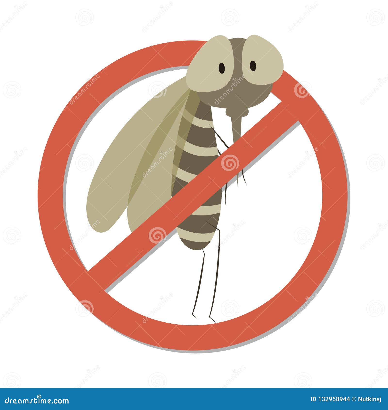 Goede Anti Mosquito Sign I stock vector. Illustration of pest - 132958944 AR-93