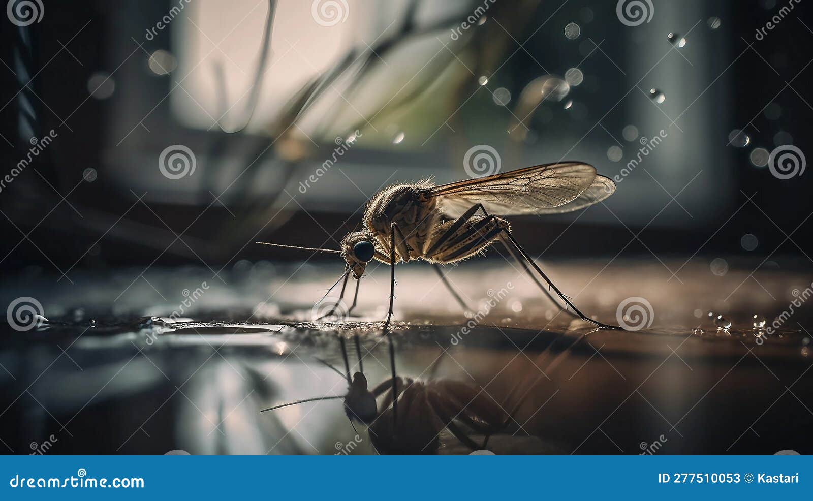 Details of Mosquitoes Laying Eggs that Perch on the Floor of a Pool of  Water Stock Illustration - Illustration of word, spider: 277510053