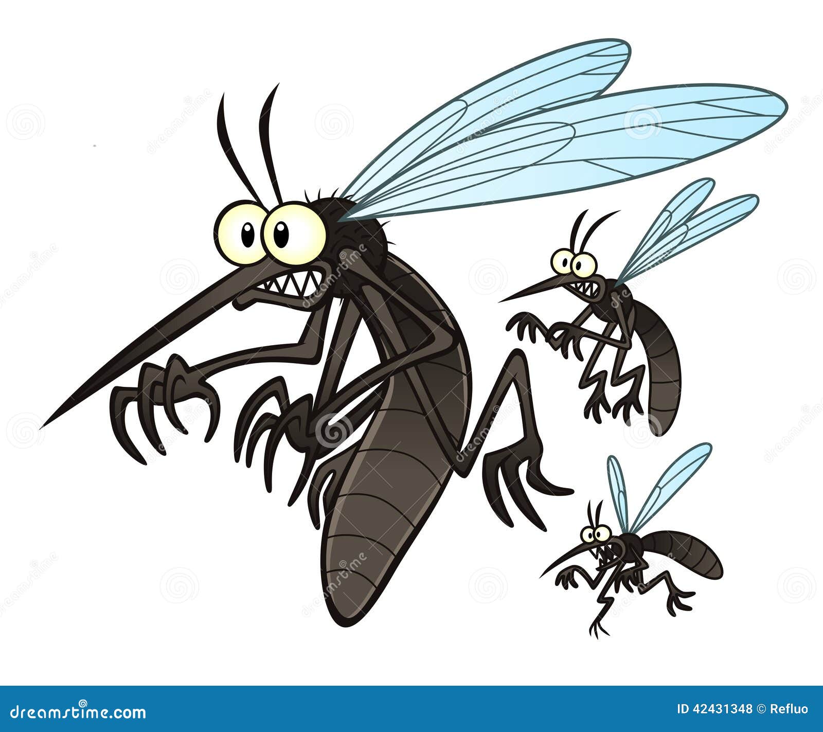 free cartoon mosquito clipart - photo #49