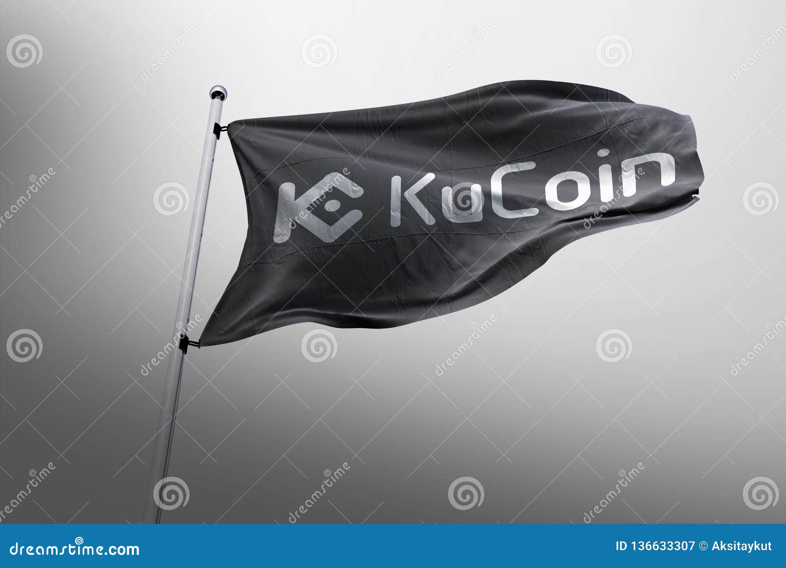 KuCoin KCS Illustration Crypto Editorial Photography ...