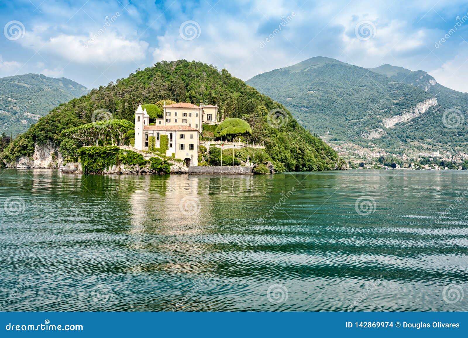 the most beautiful lake on the world lago como. lombardy, italy