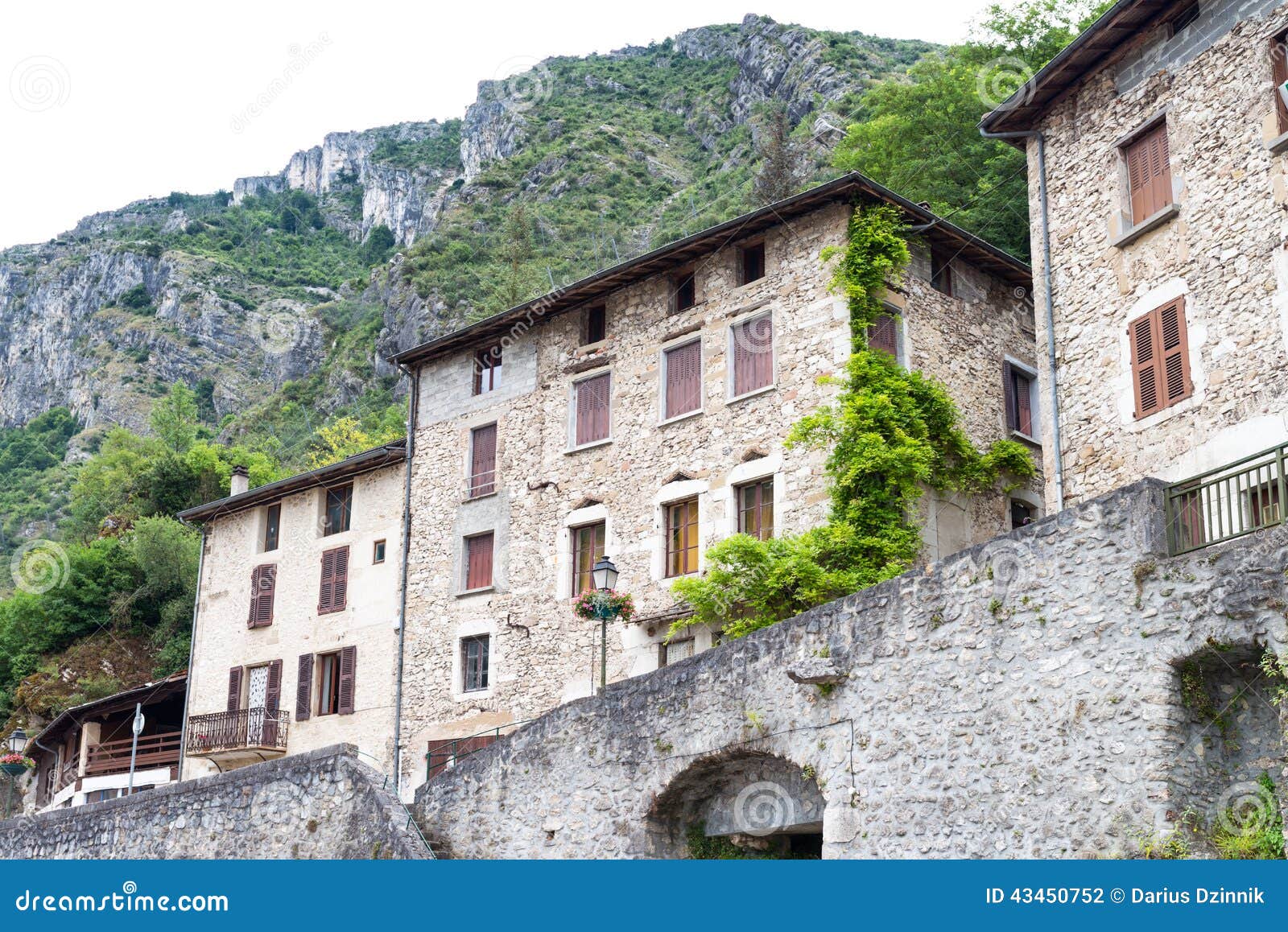 Most Beautiful Village in Provence Stock Photo Image of green, europe