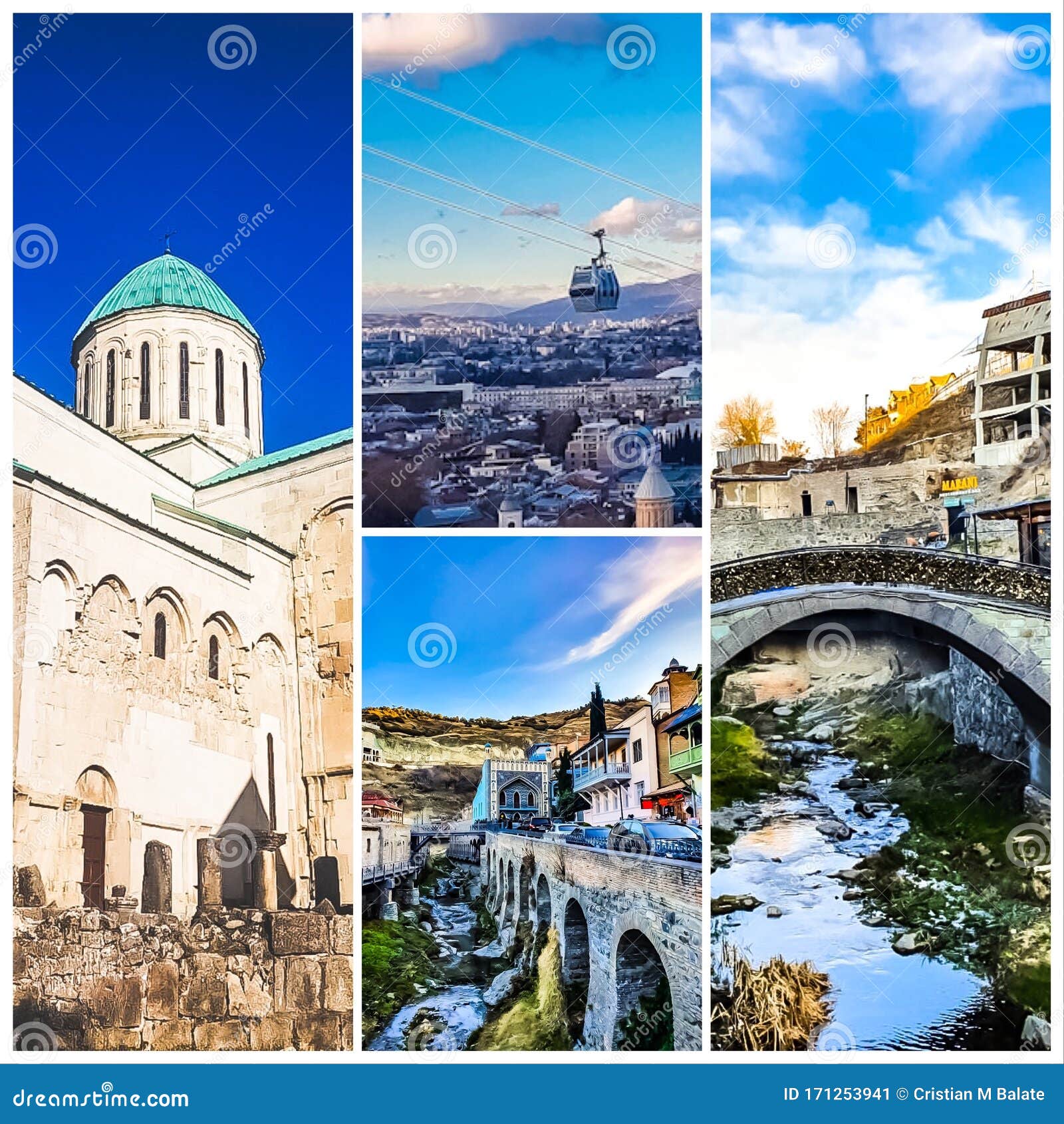 Most Famous Attraction Places in Georgia Stock Image - Image of chapel