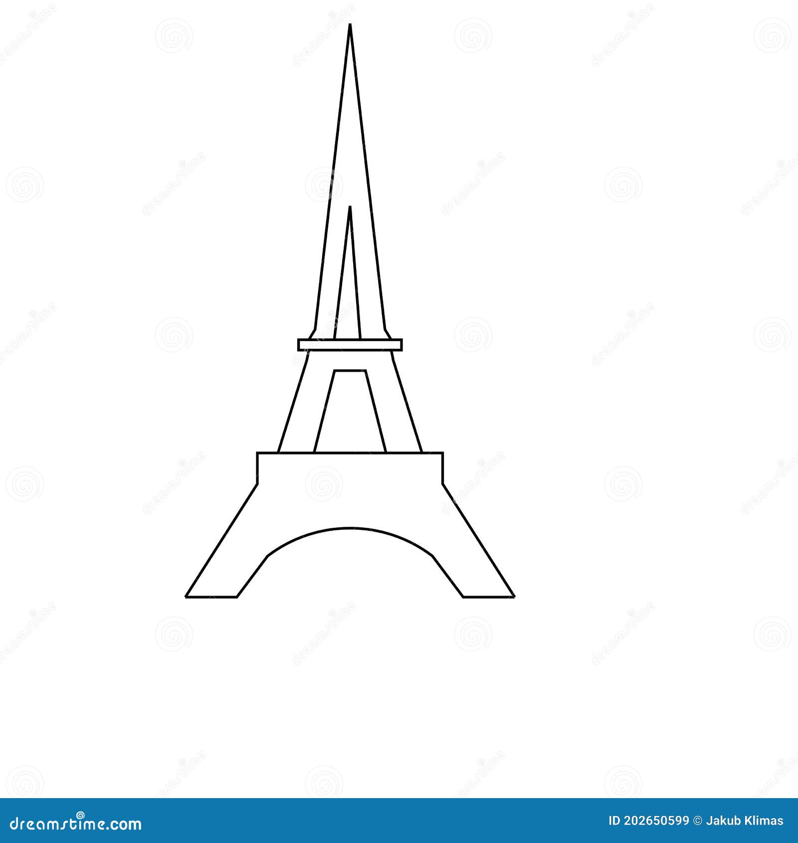 How to Draw the Eiffel Tower - Easy Drawing Art