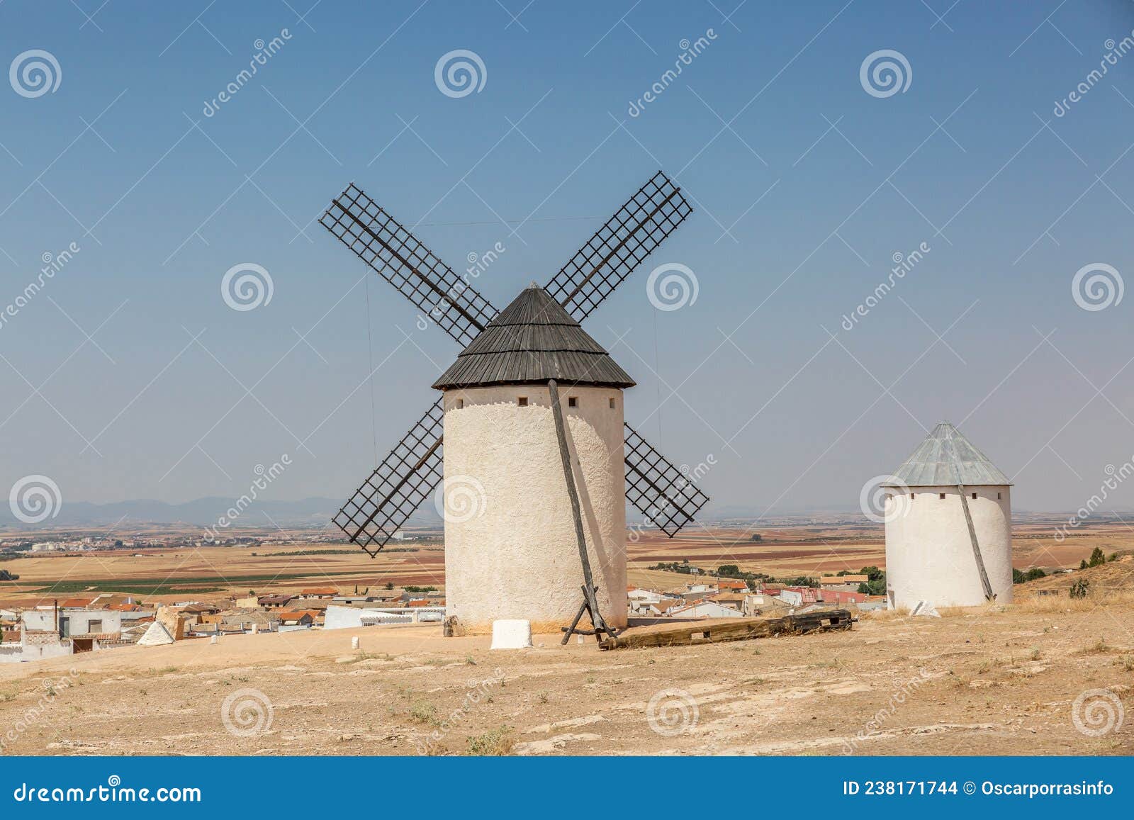 the most outstanding thing about campo de criptana are its windmills, an icon of castilla-la mancha