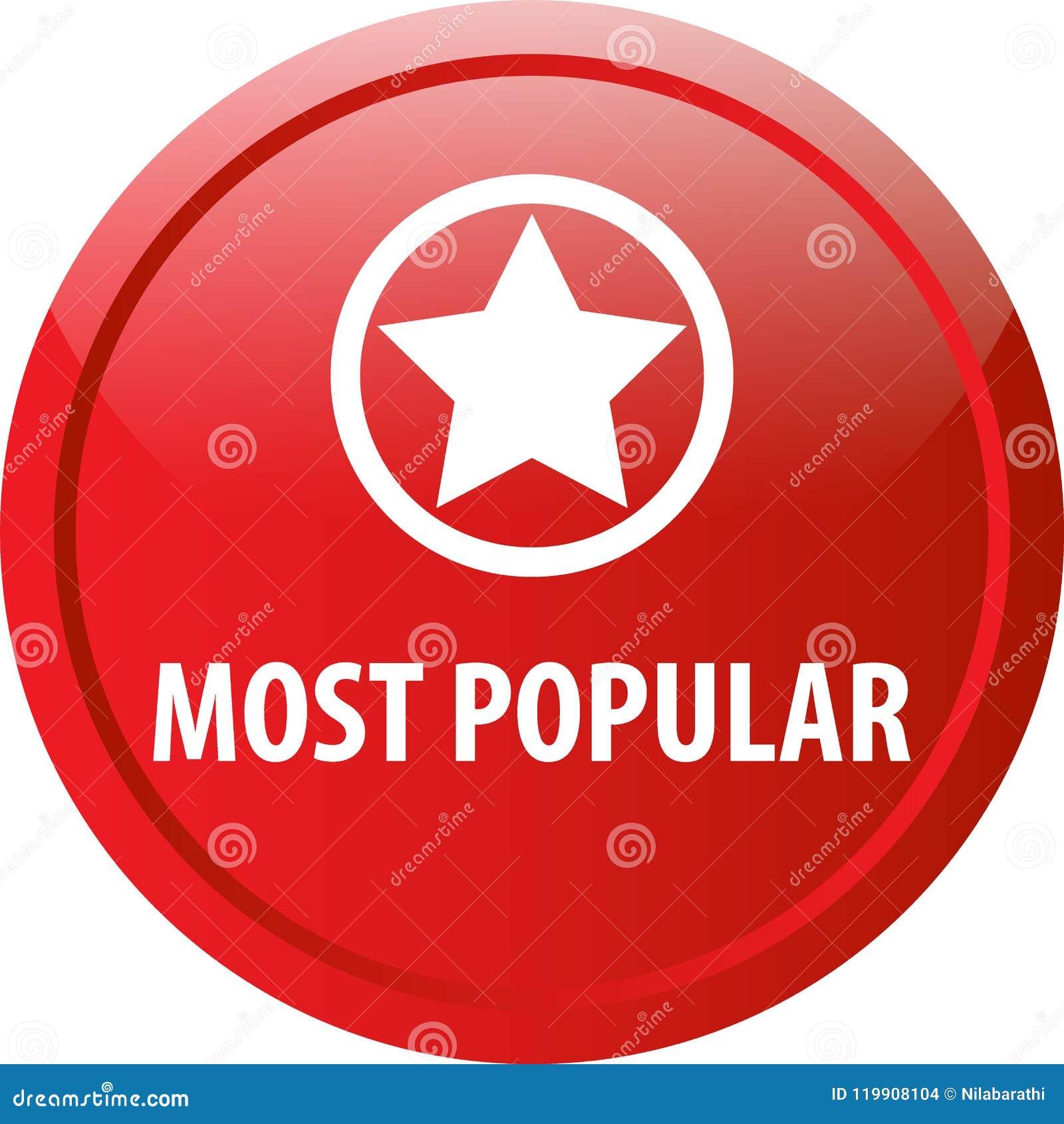 most popular web button