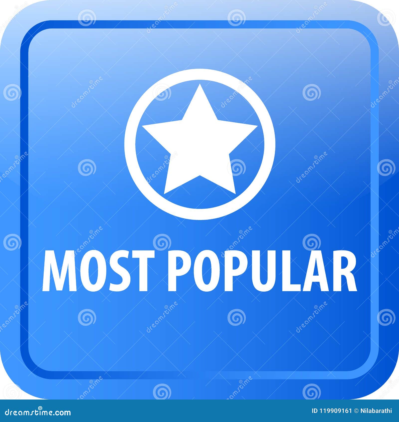 most popular web button