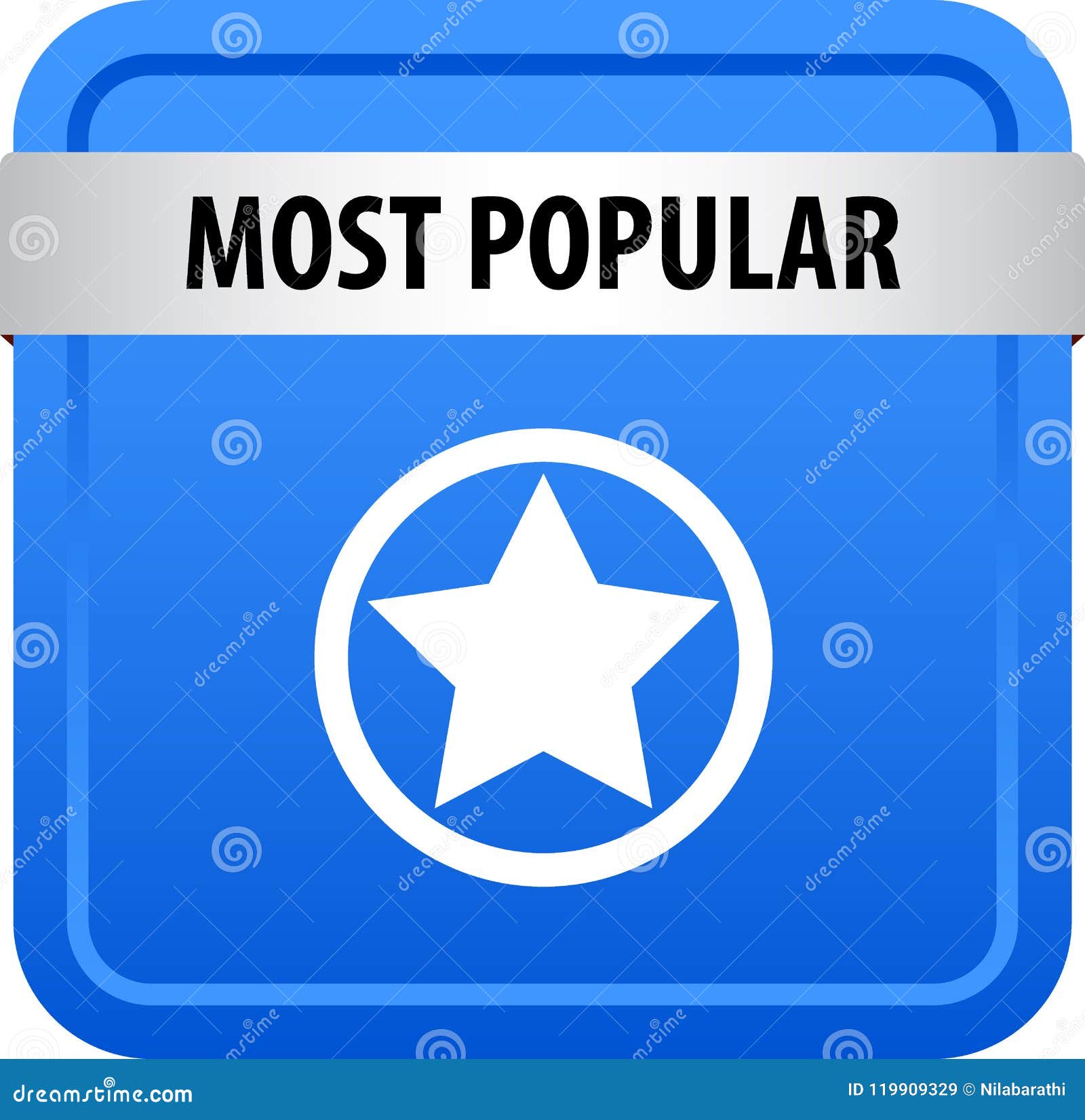 most popular web button