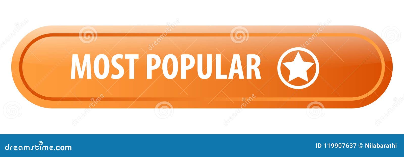 most popular web button