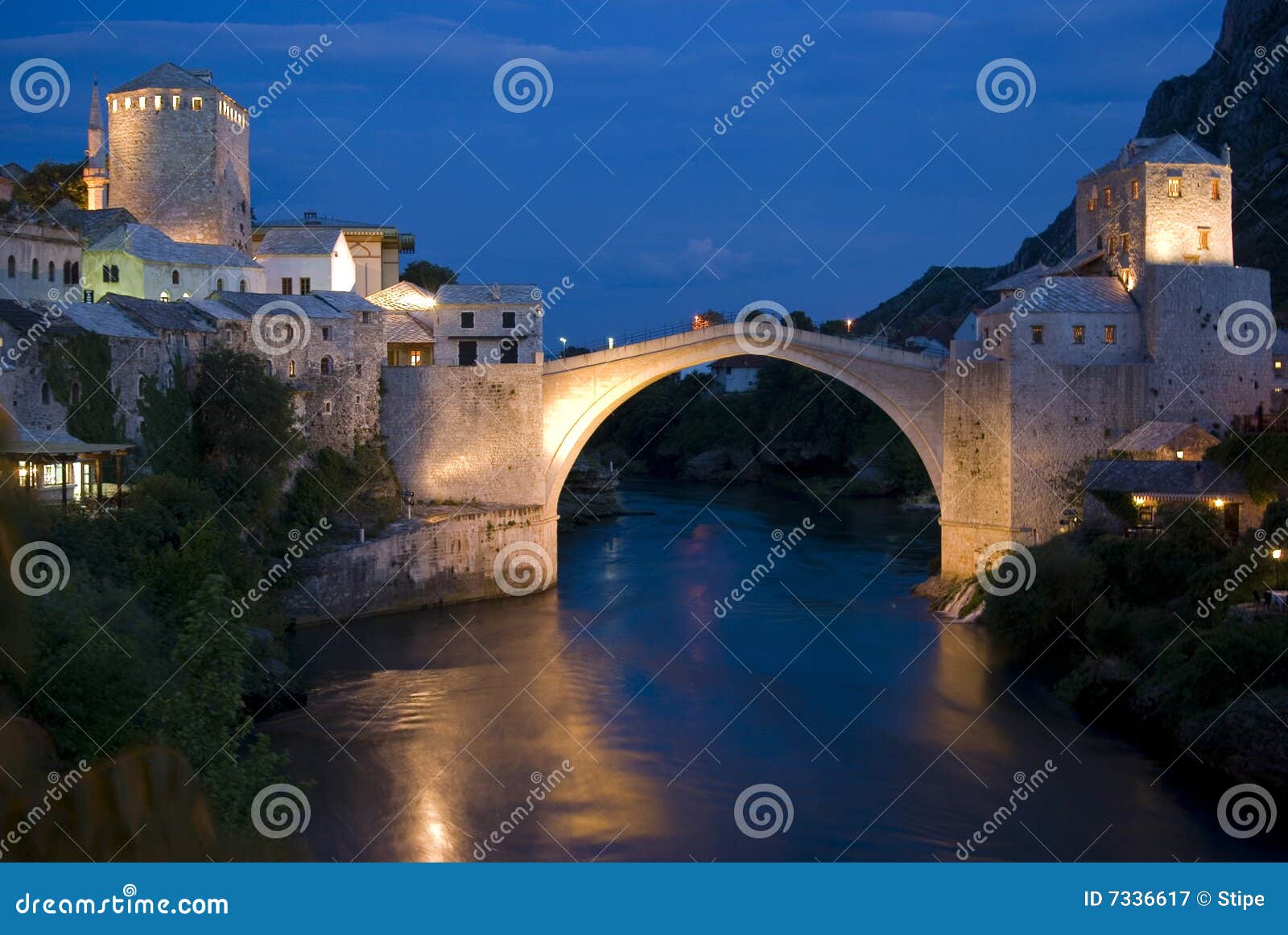 mostar bridge, mostar, bosnia & herzegovina