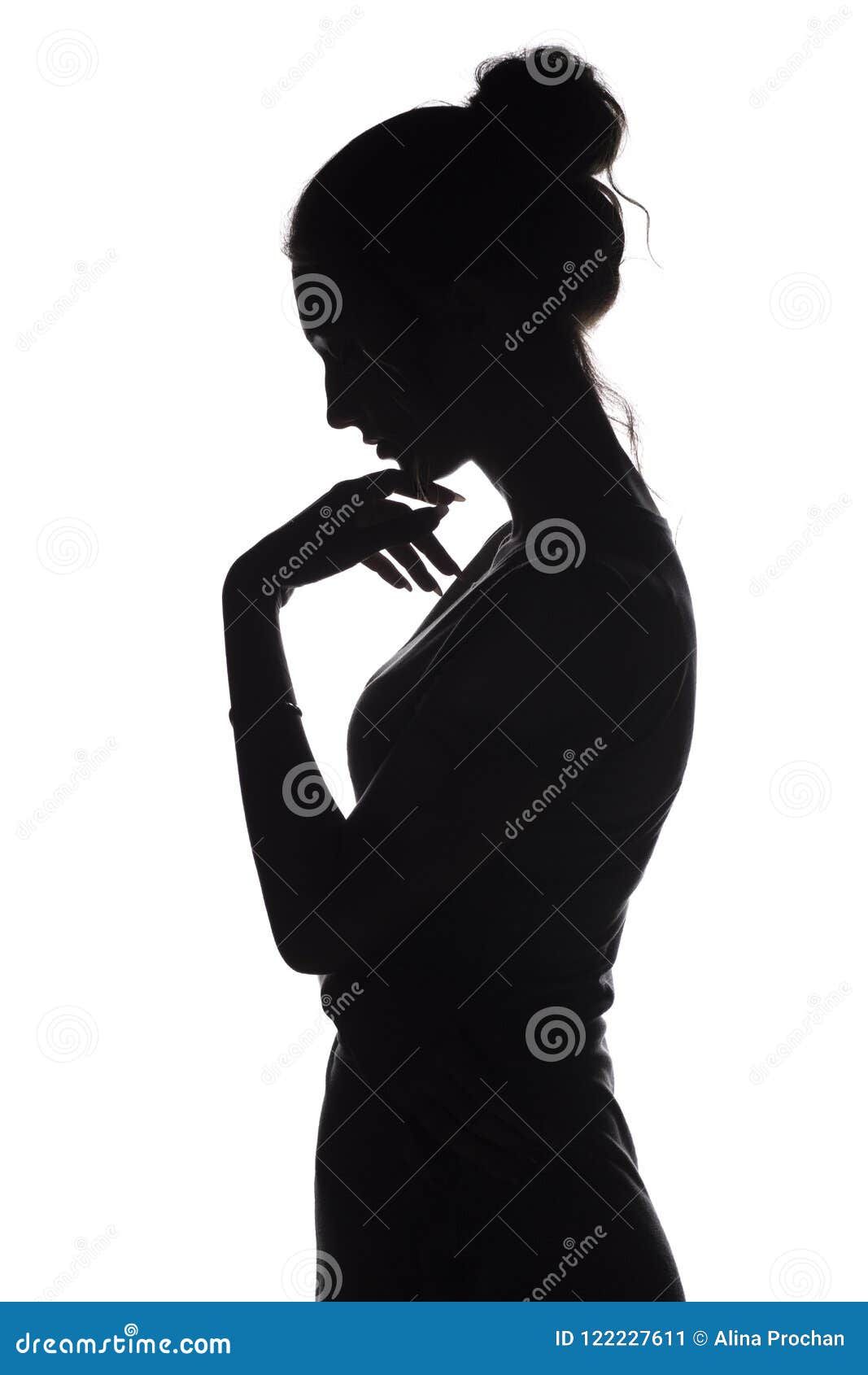 Foto de Perfil Feminino Triste e mais fotos de stock de Adulto - Adulto,  Animal, Beleza - iStock