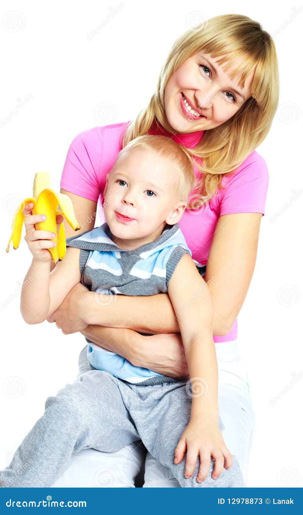 Mothe and son stock image homemade photo Mothe and son stock image picture