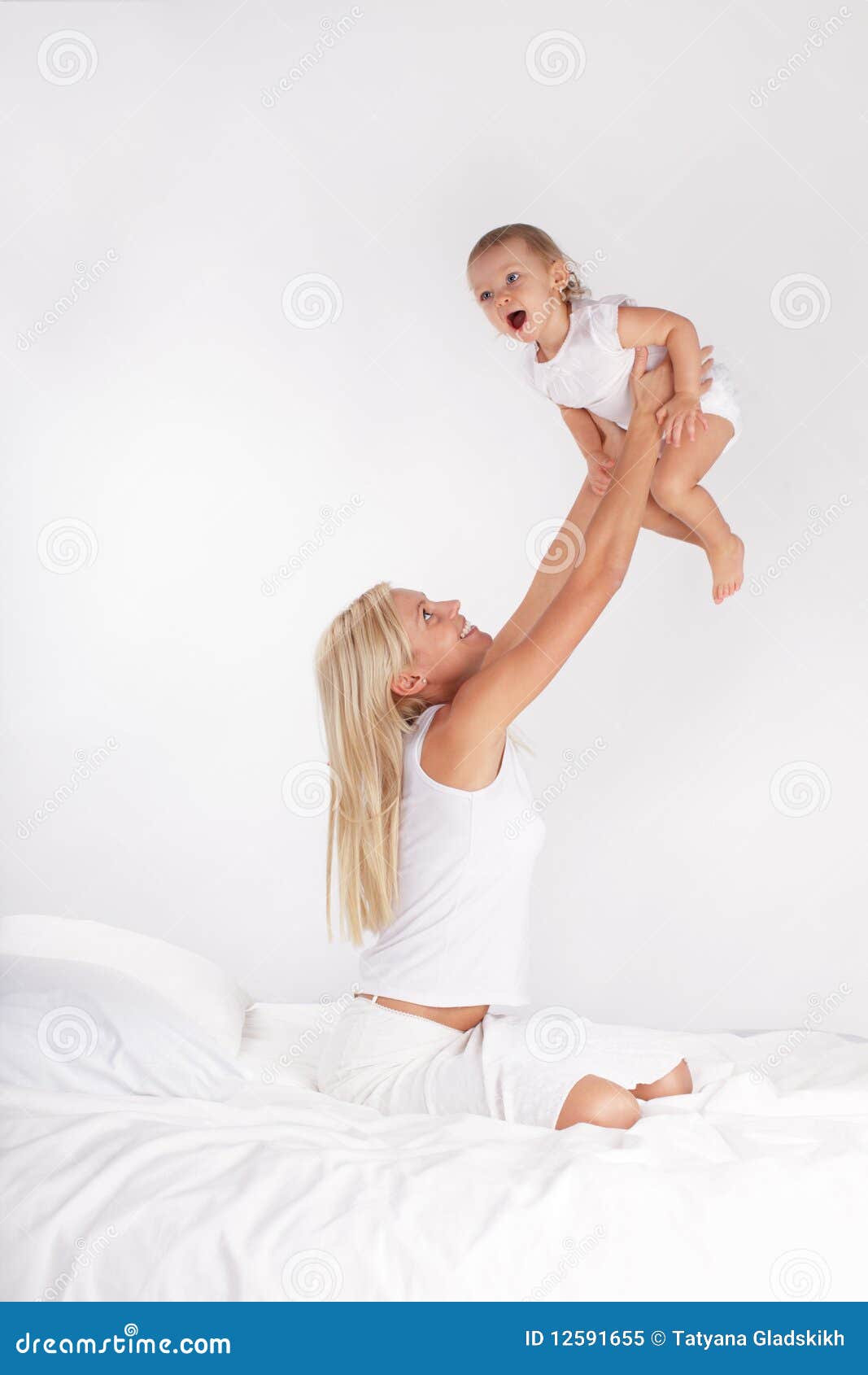 Mother with baby stock image. Image of female, lifestyles - 12591655
