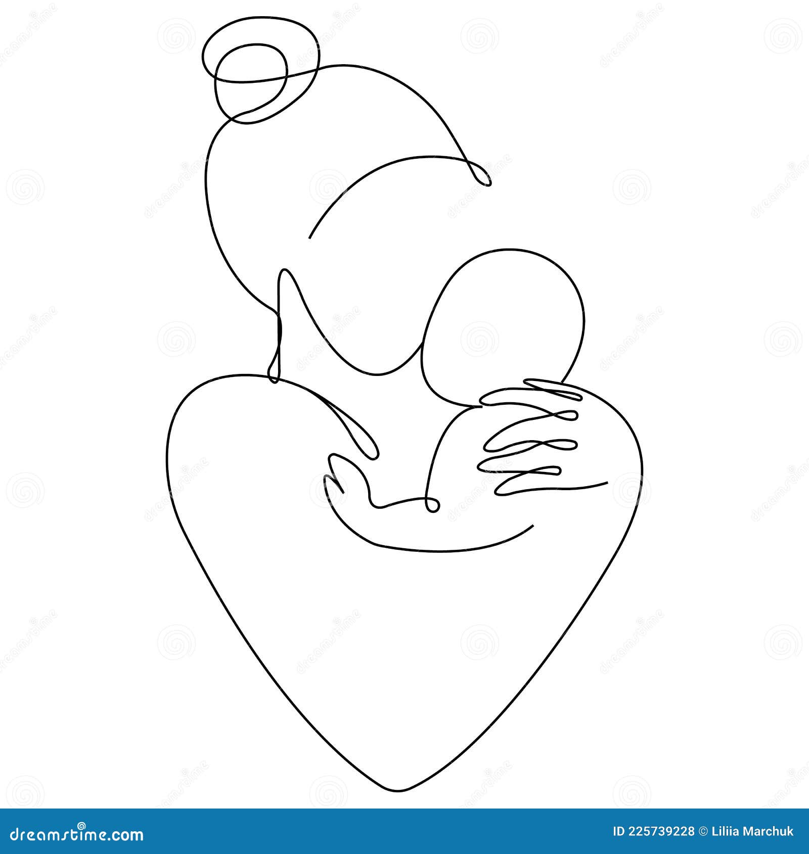 Mother and Baby in Heart Silhouette. Minimalism Style Stock Vector - Illustration of happy, family: 225739228 Mother and Baby in Heart Silhouette. Minimalism Style Stock Vector - Illustration of happy, family: 225739228