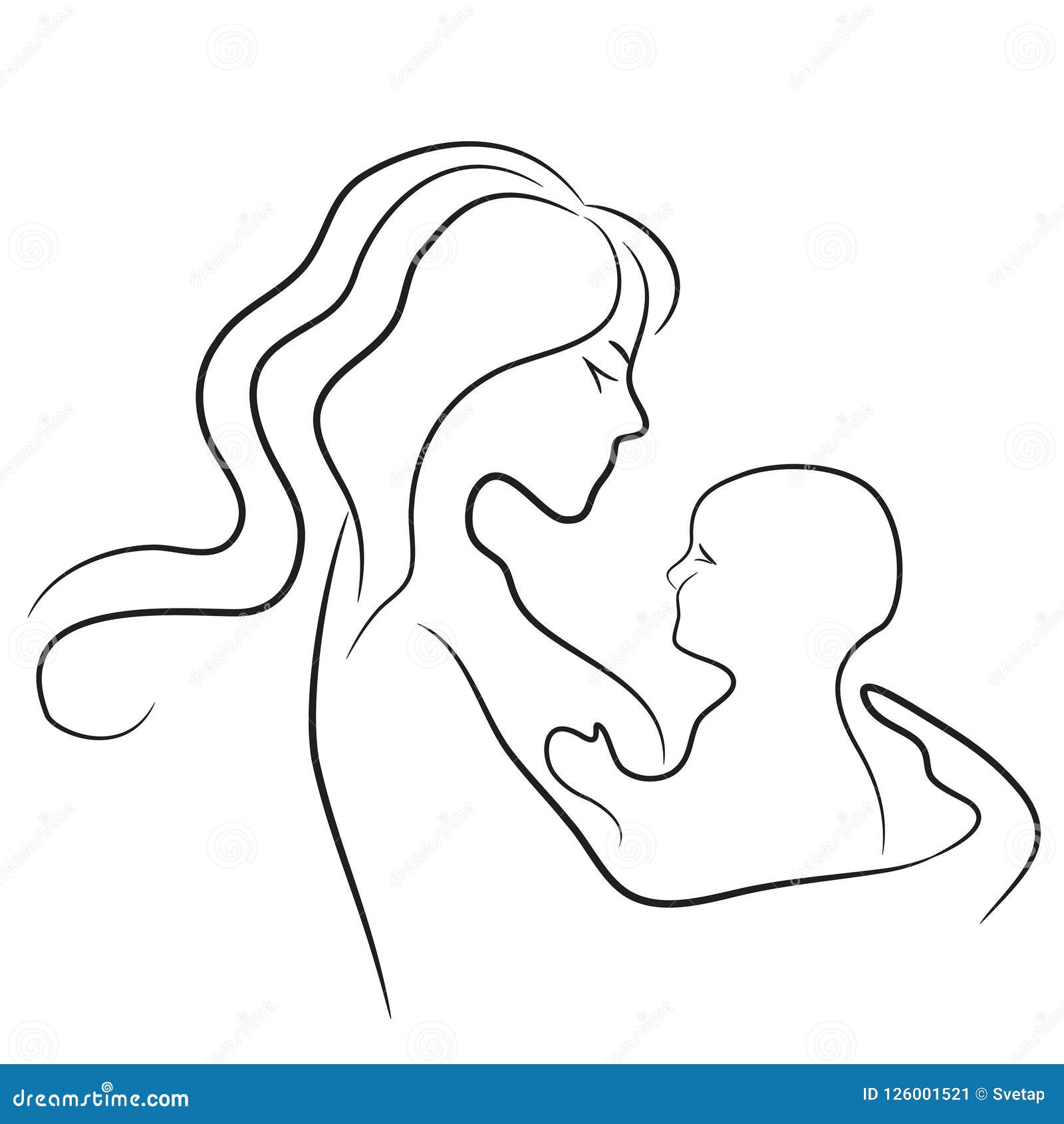 Aggregate 139+ easy mother and baby drawing best