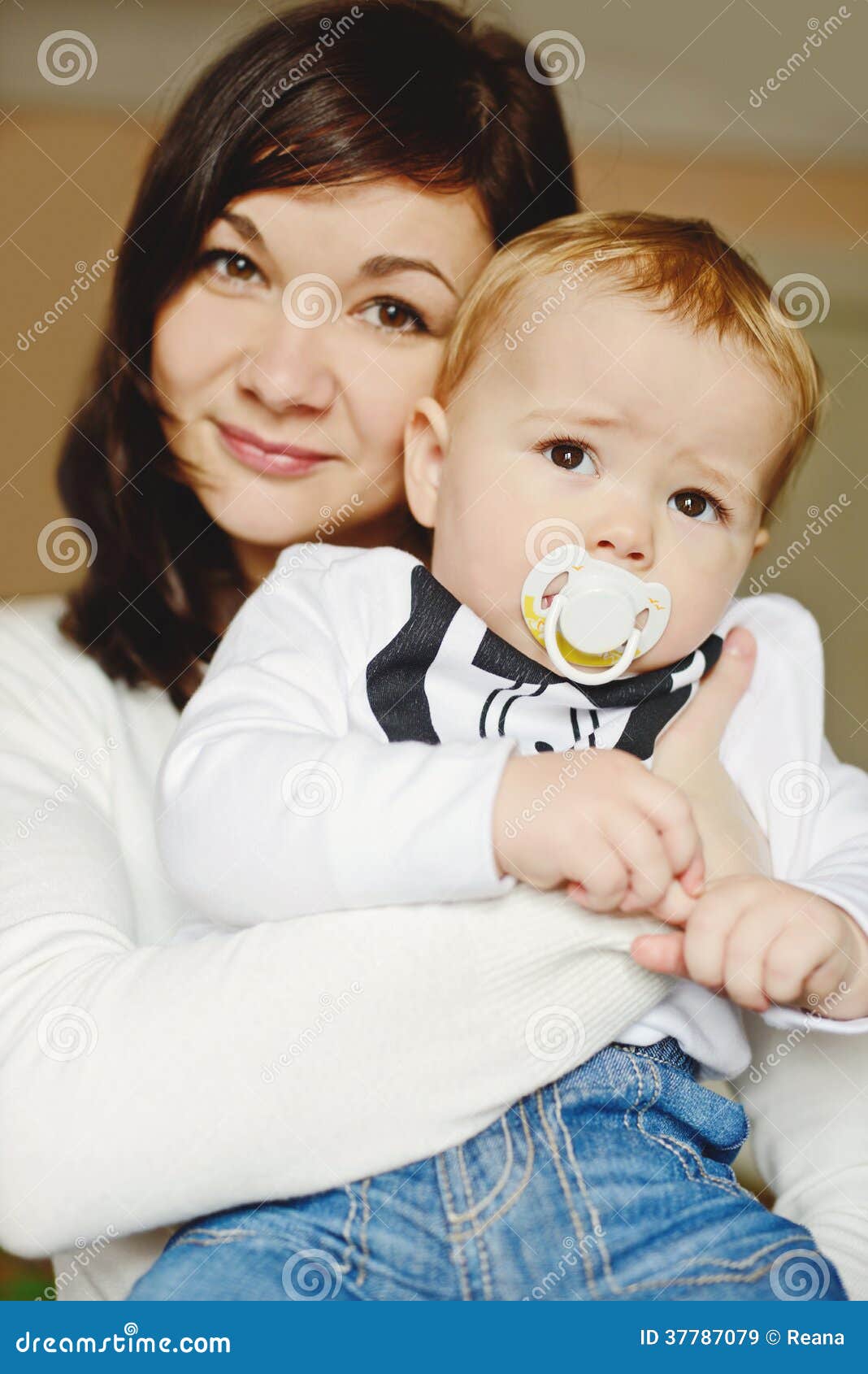 Mother and baby son stock image. Image of childcare, hands 37787079