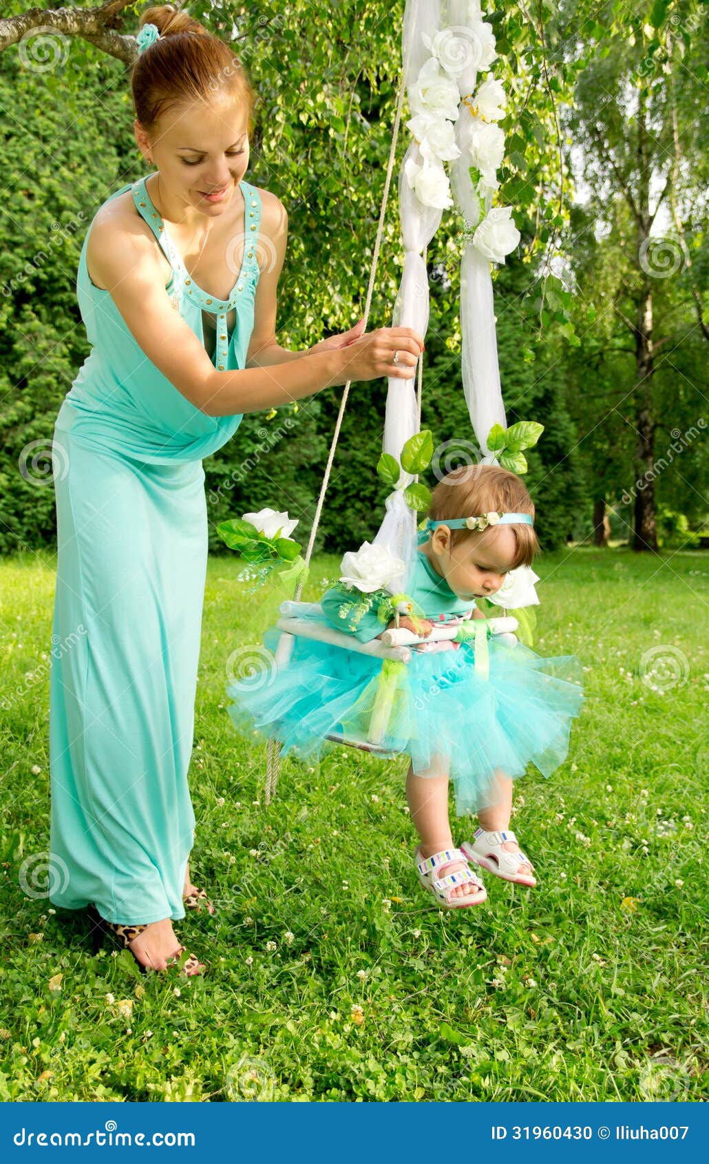 Mother and on a on Nature Stock - Image happiness, mother: 31960430