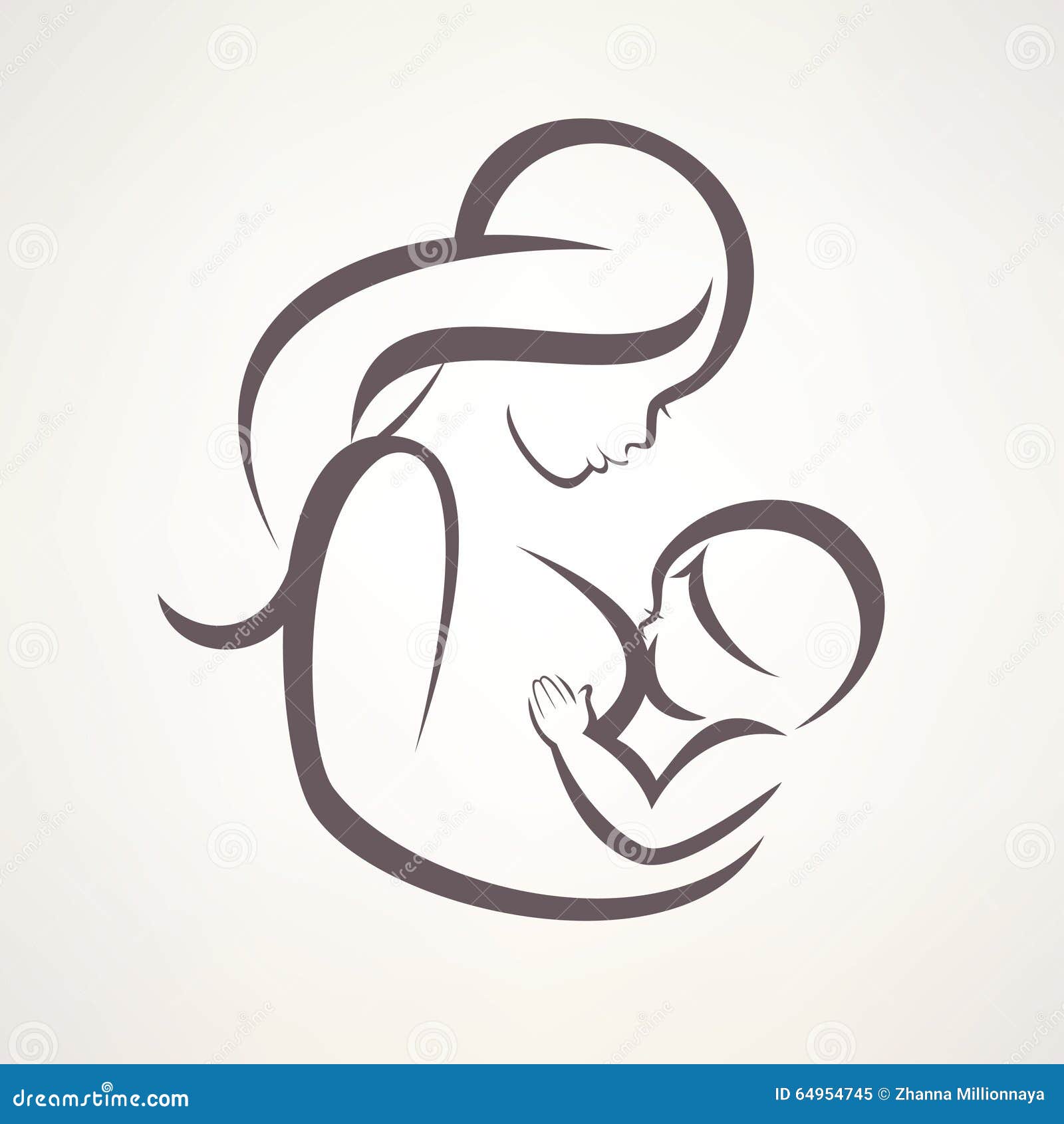 Mother Breastfeeding Her Baby Vector Symbol Stock Vector (Royalty Free)  352195868 | Shutterstock | Breastfeeding tattoo, Breastfeeding, Birth art