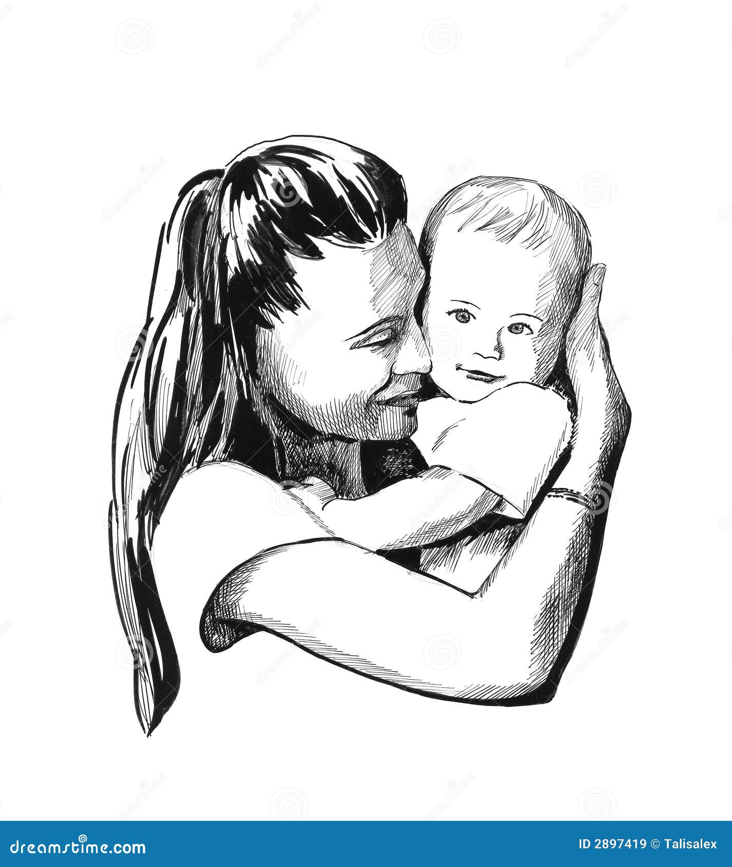 clipart of mother and child - photo #30