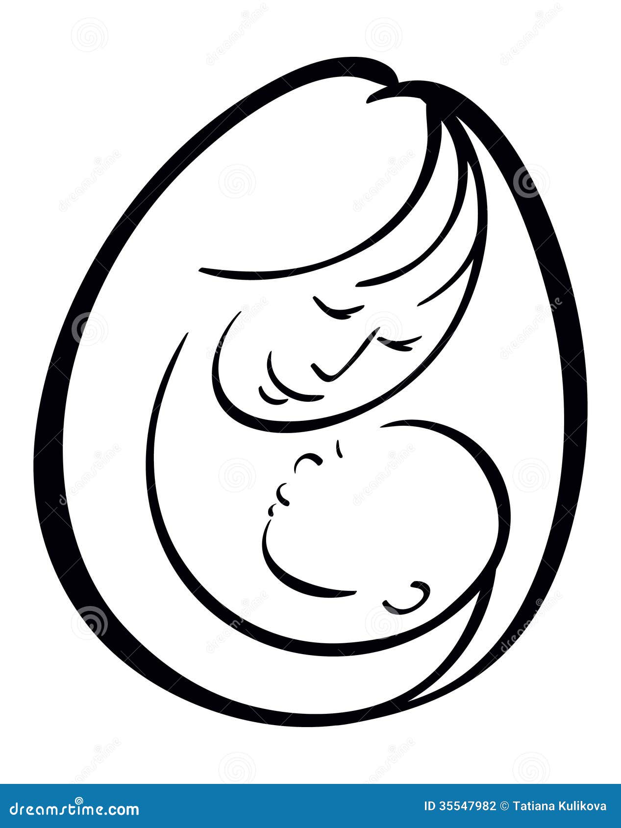 mother clipart black and white - photo #46