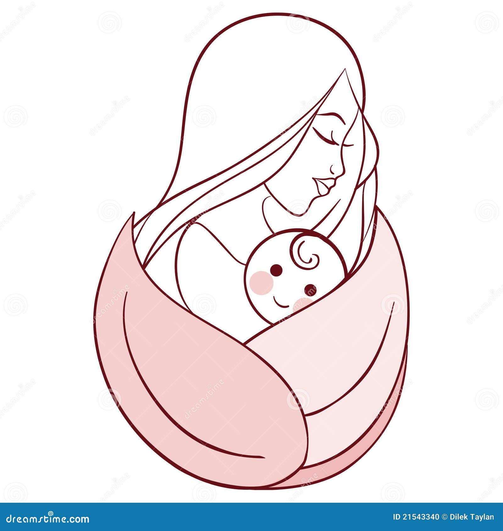 clipart of mother and baby - photo #48