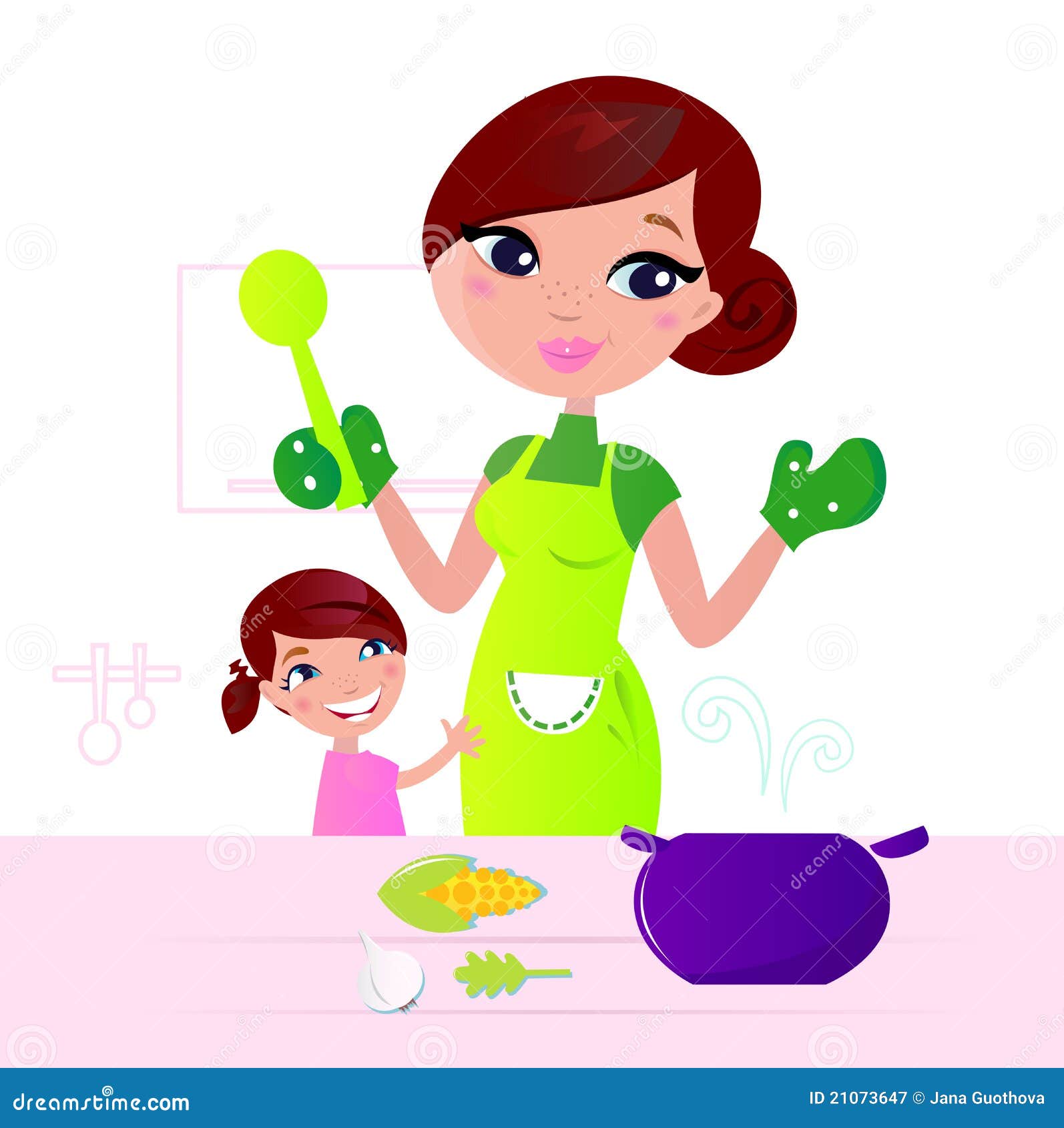 Mom's Kitchen: Over 1,160 Royalty-Free Licensable Stock Illustrations &  Drawings