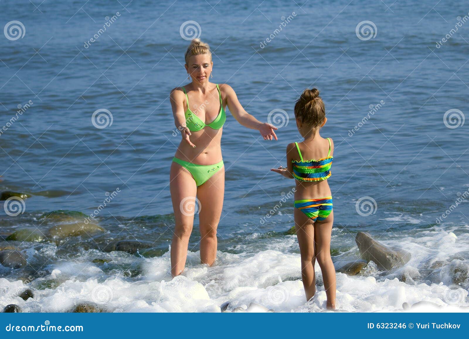 933 Pretty Little Girl Bikini Stock Photos