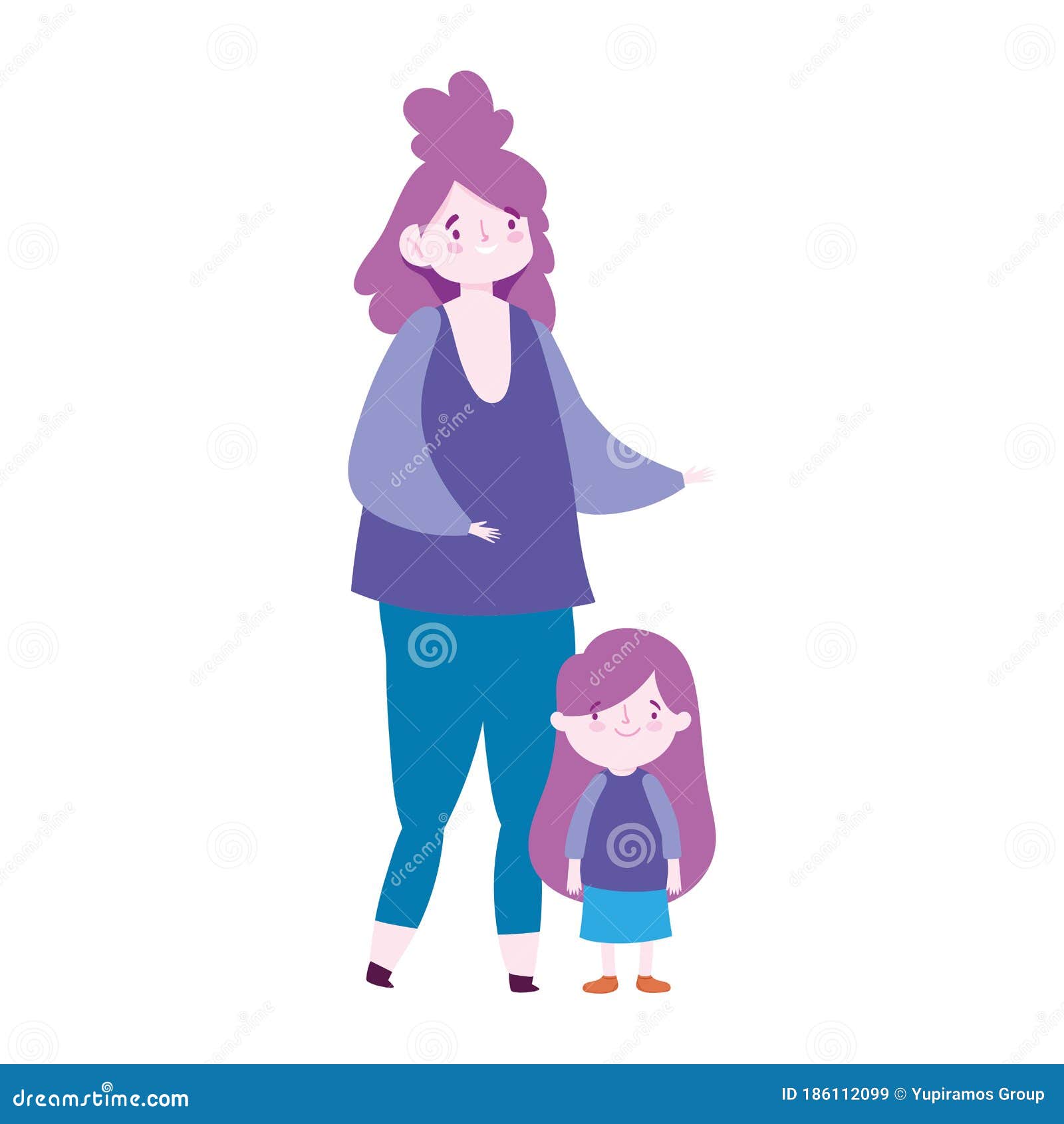 Mother and Daughter Characters Cartoon, Family Day Stock Vector - Illustration of concept, adult: 186112099 Mother and Daughter Characters Cartoon, Family Day Stock Vector - Illustration of concept, adult: 186112099