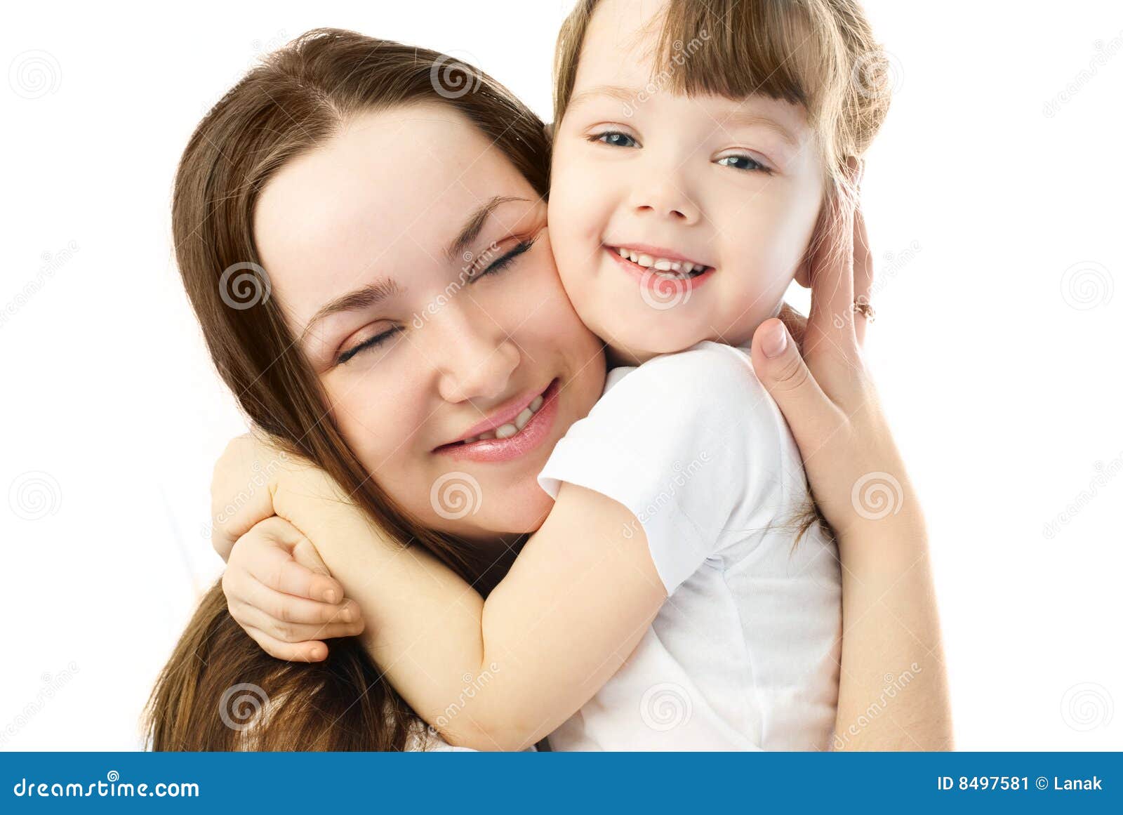 Mother And Daughter Embracing Stock Image Image Of Happiness Embrace 8497581 