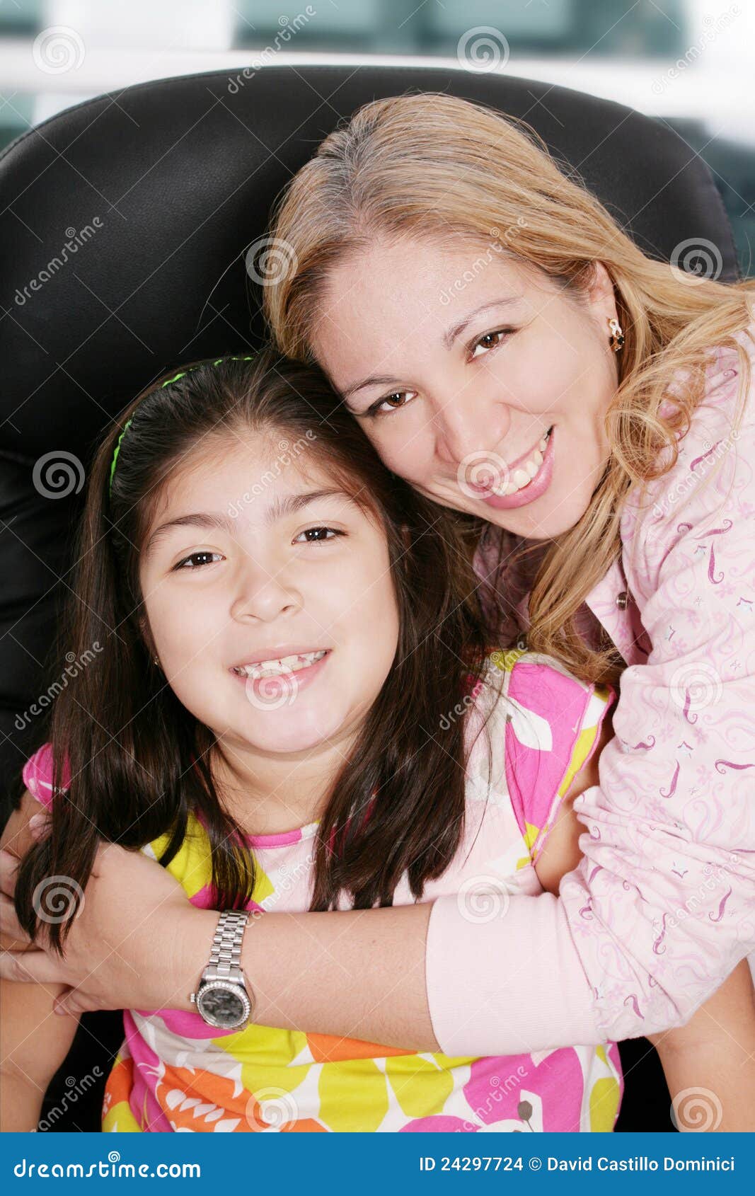 Mother and Daughter at Home Stock Photo Image of nurse, affectionate