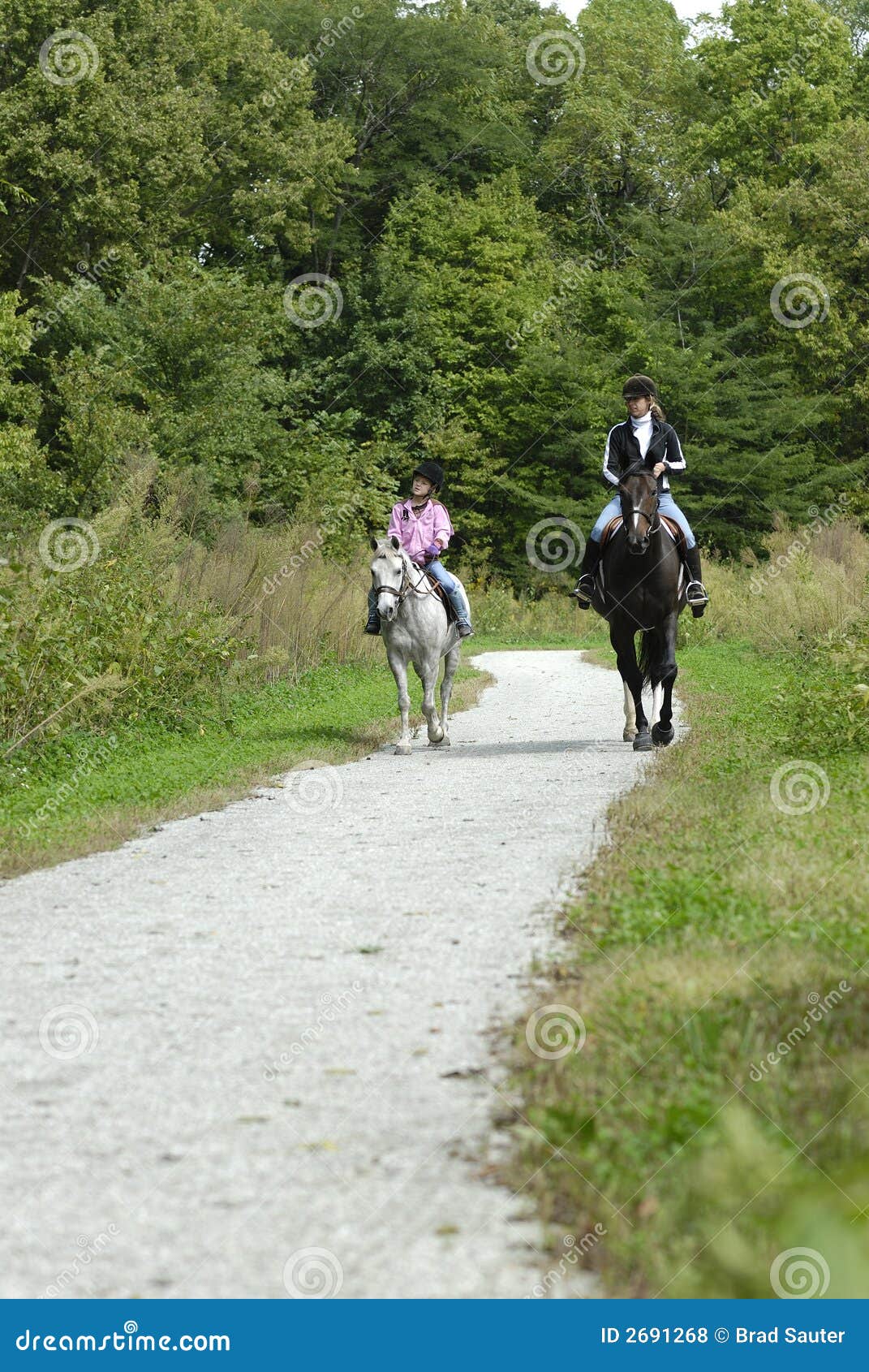 Mother Daughter horse ride stock photo. Image of mother 2691268