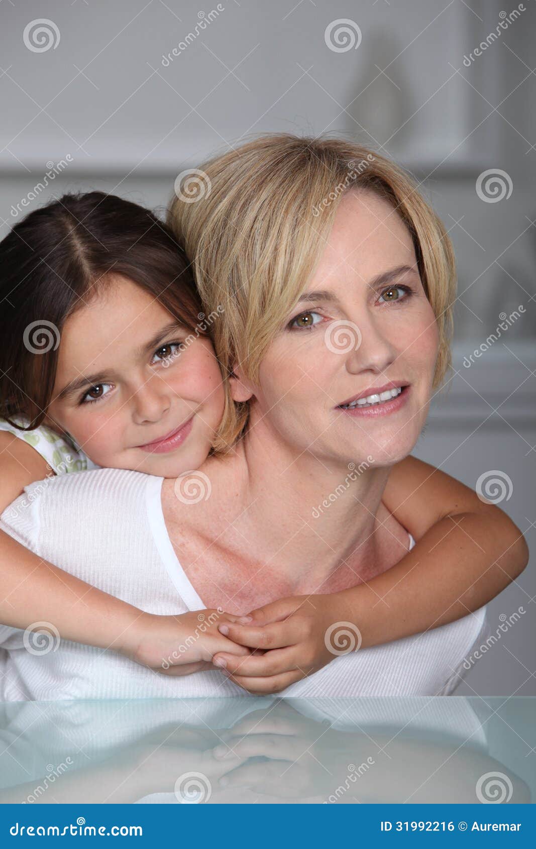 Mother And Daughter Hugging Royalty Free Stock Image - Image: 31992216
