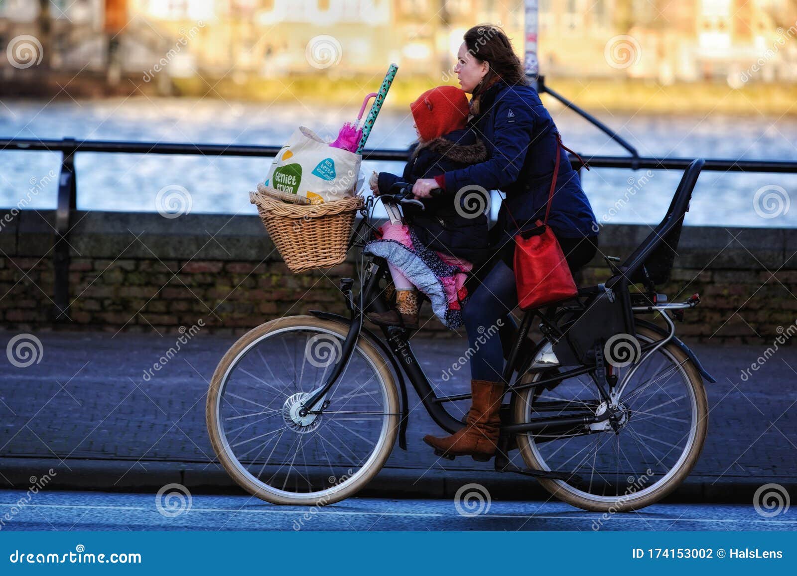 bike with child basket
