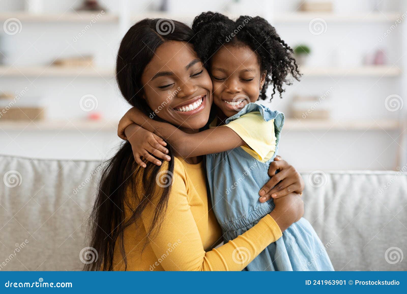 mom and her daughter