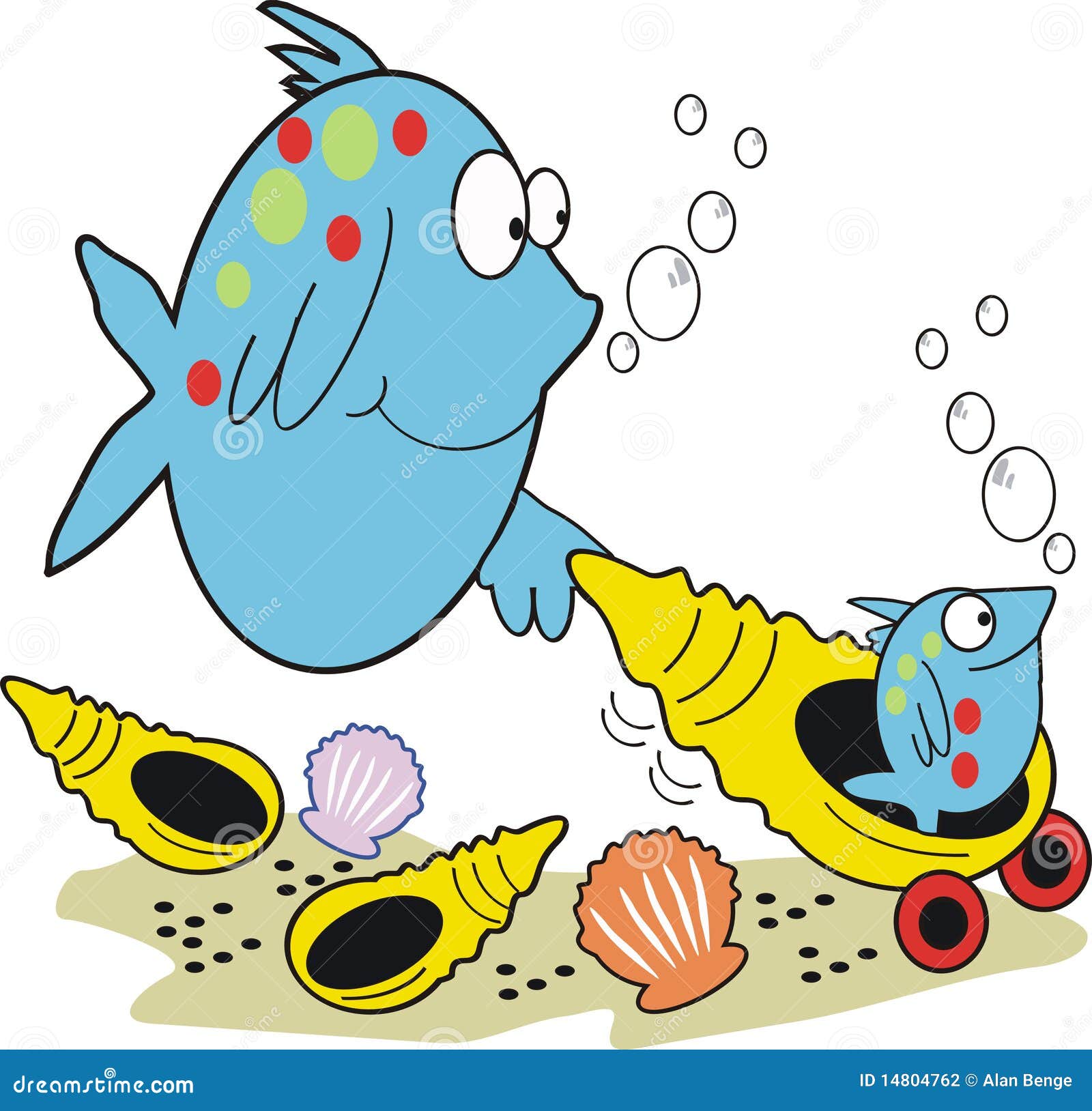 baby fish cartoon