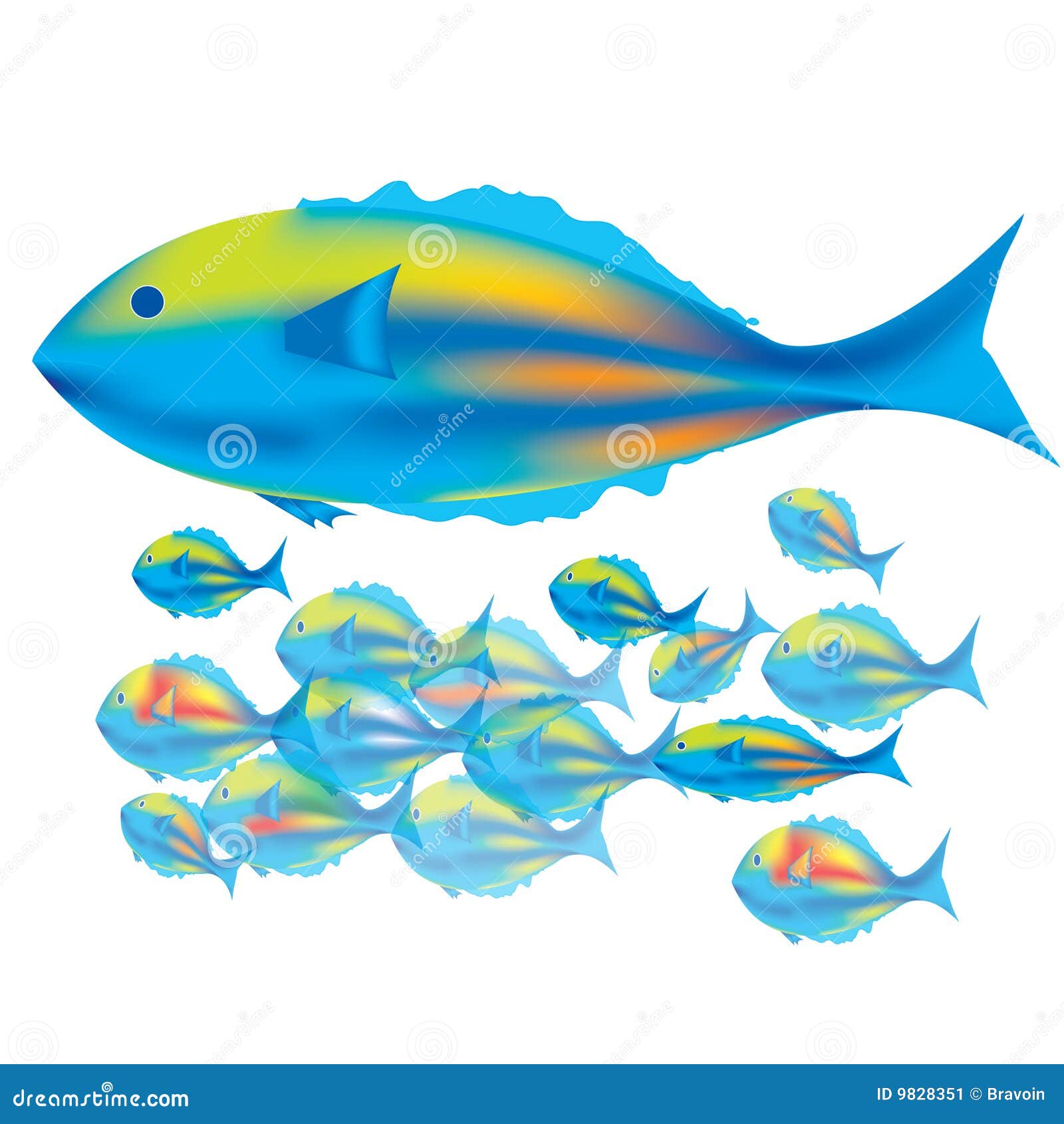 baby fish cartoon