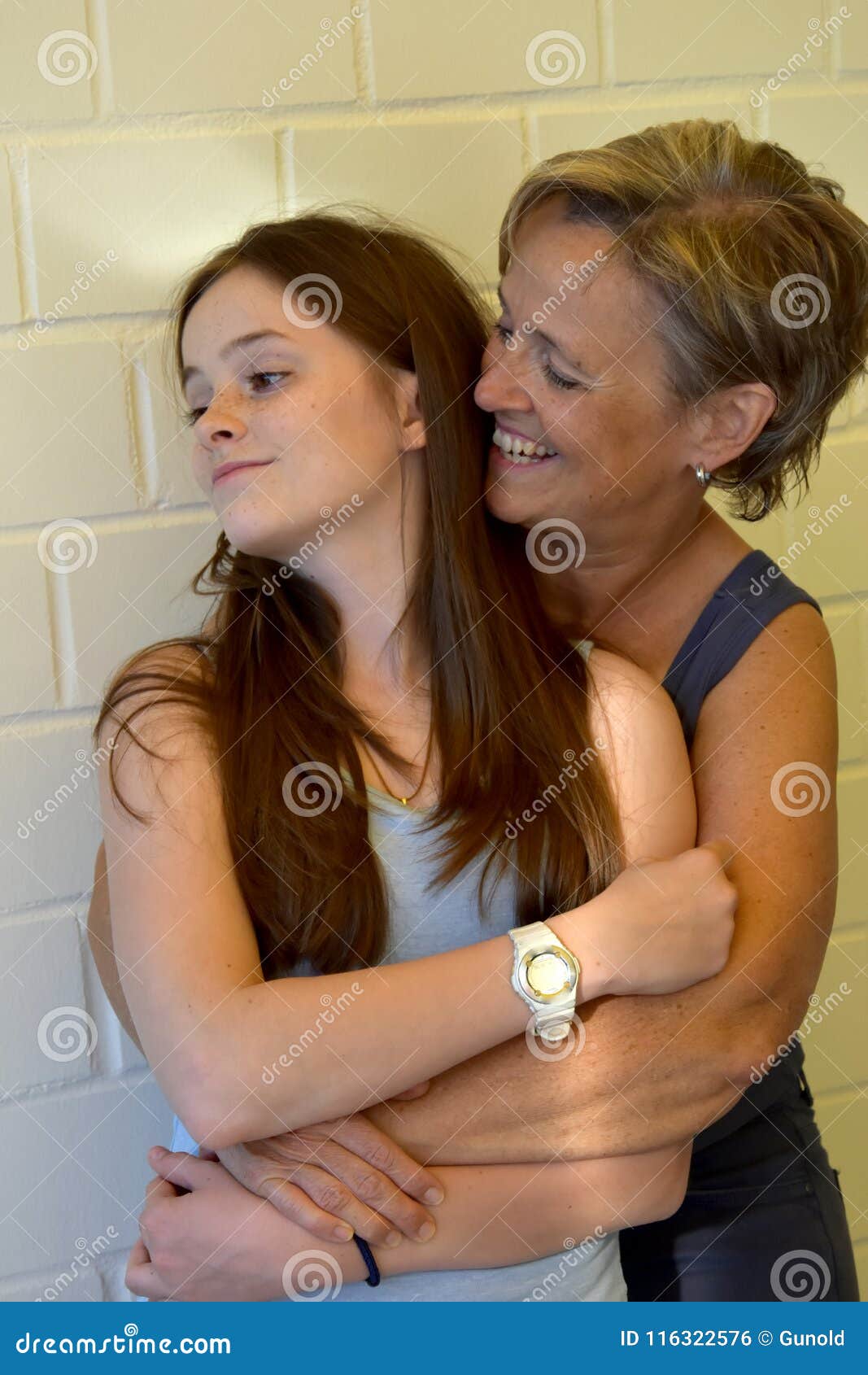 mother and her pertly teenage daughter