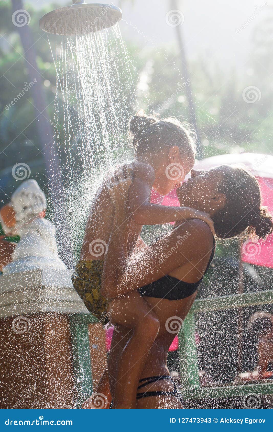 Mom And Son Shower Together